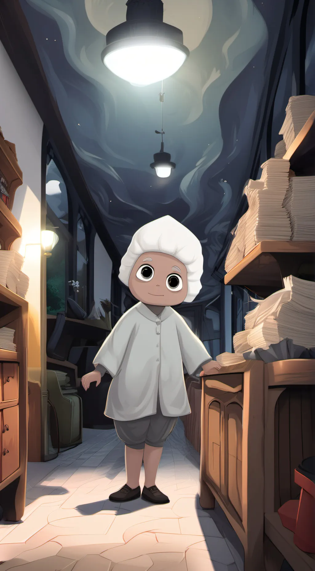 ai character: Leo background