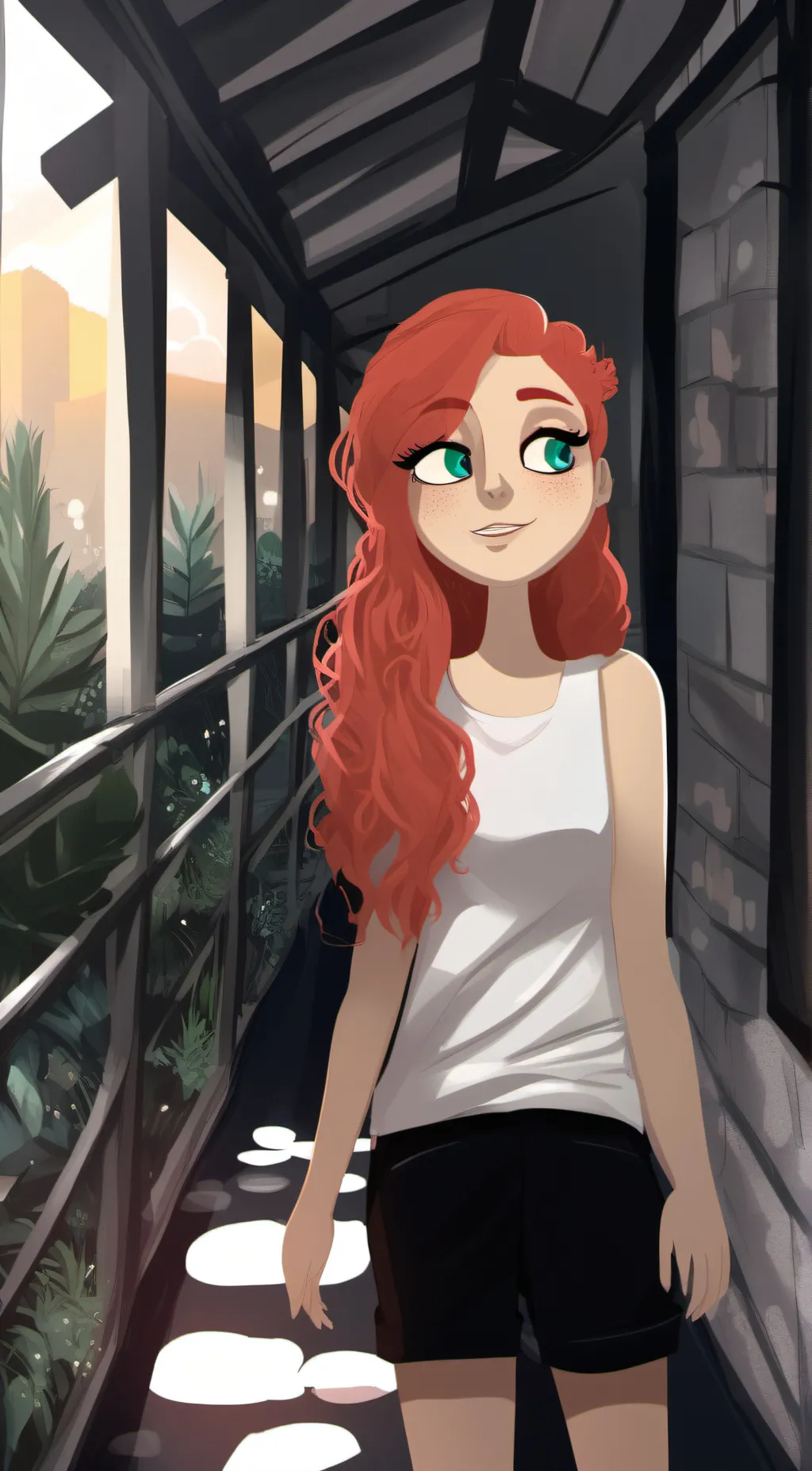 ai character: luna background