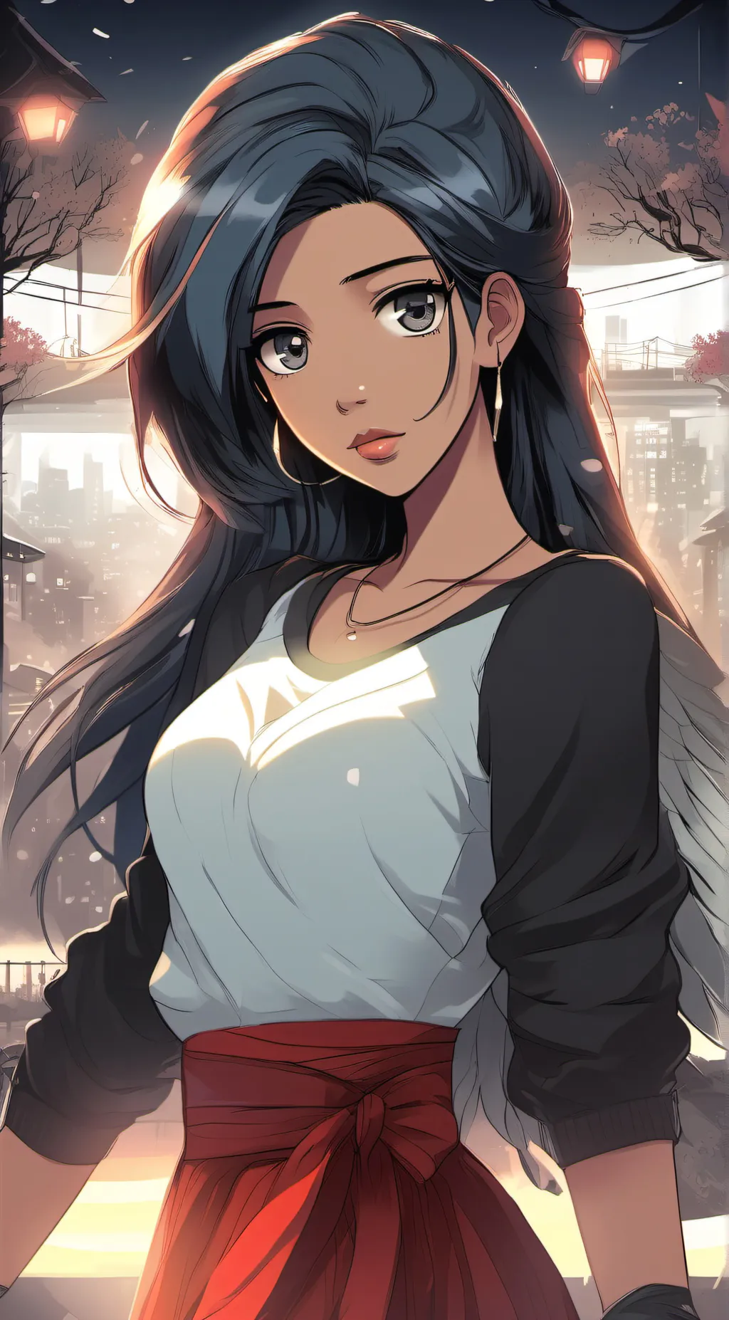 ai character: Blair background