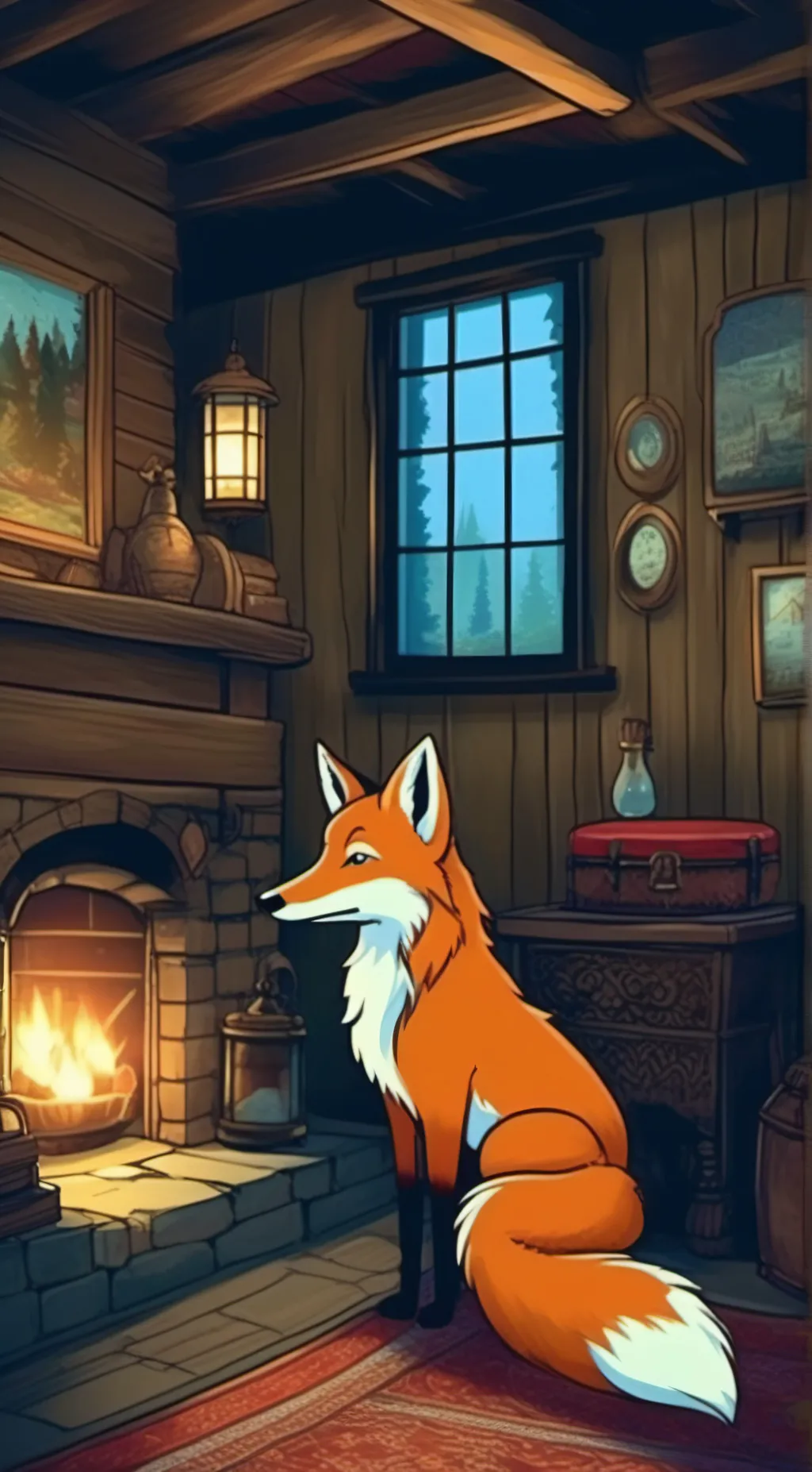 ai character: Foxx background