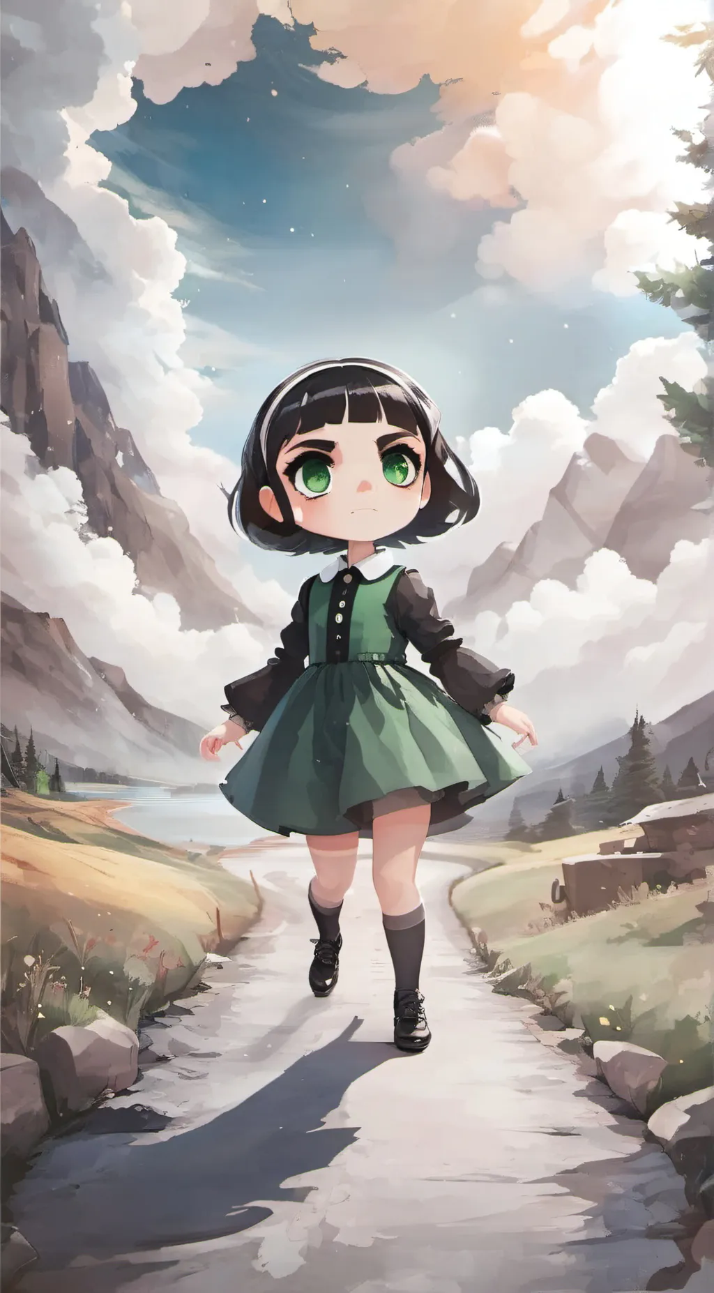 ai character: Buttercup  background