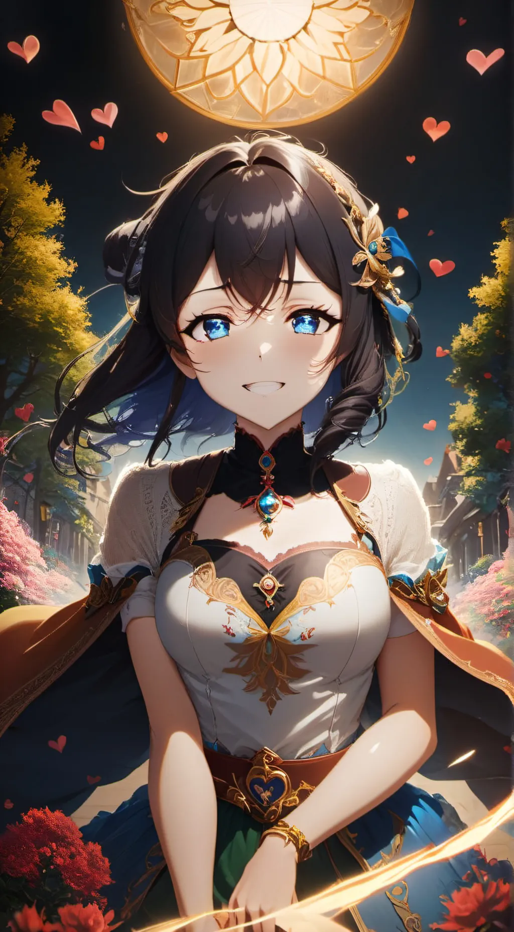 ai character: Ariel  background