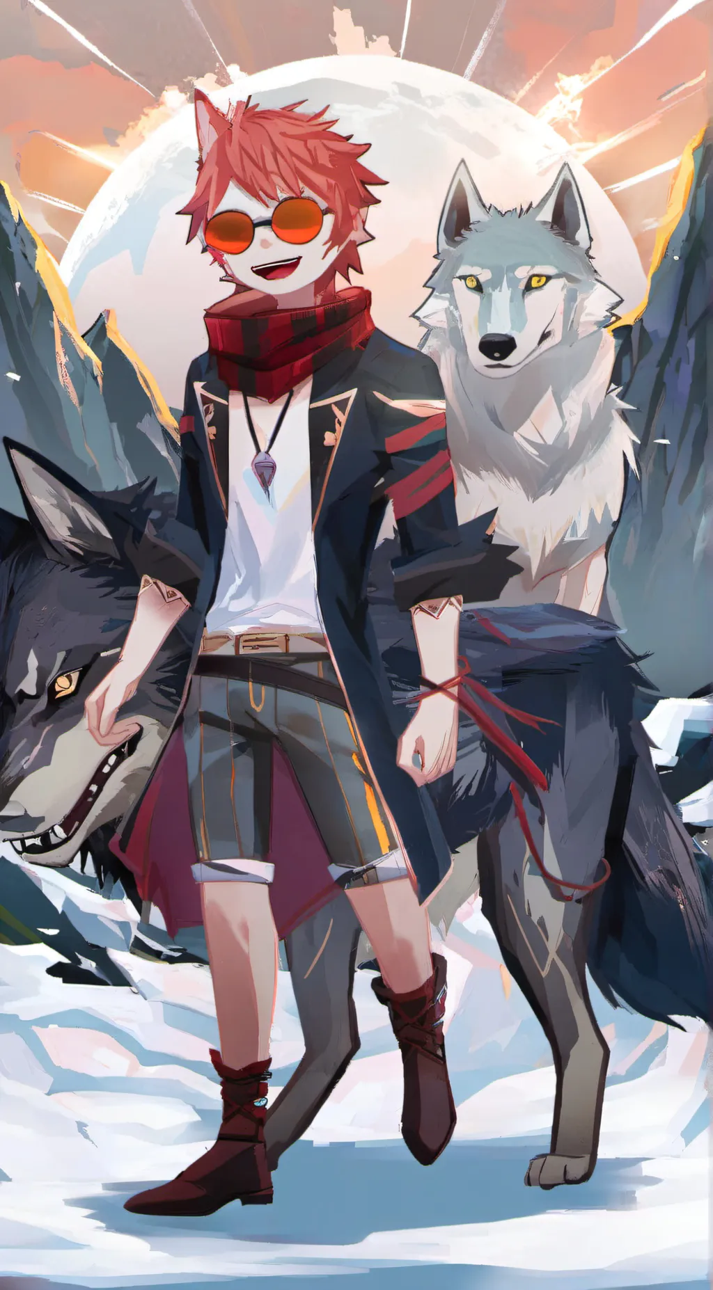 ai character: Flare background