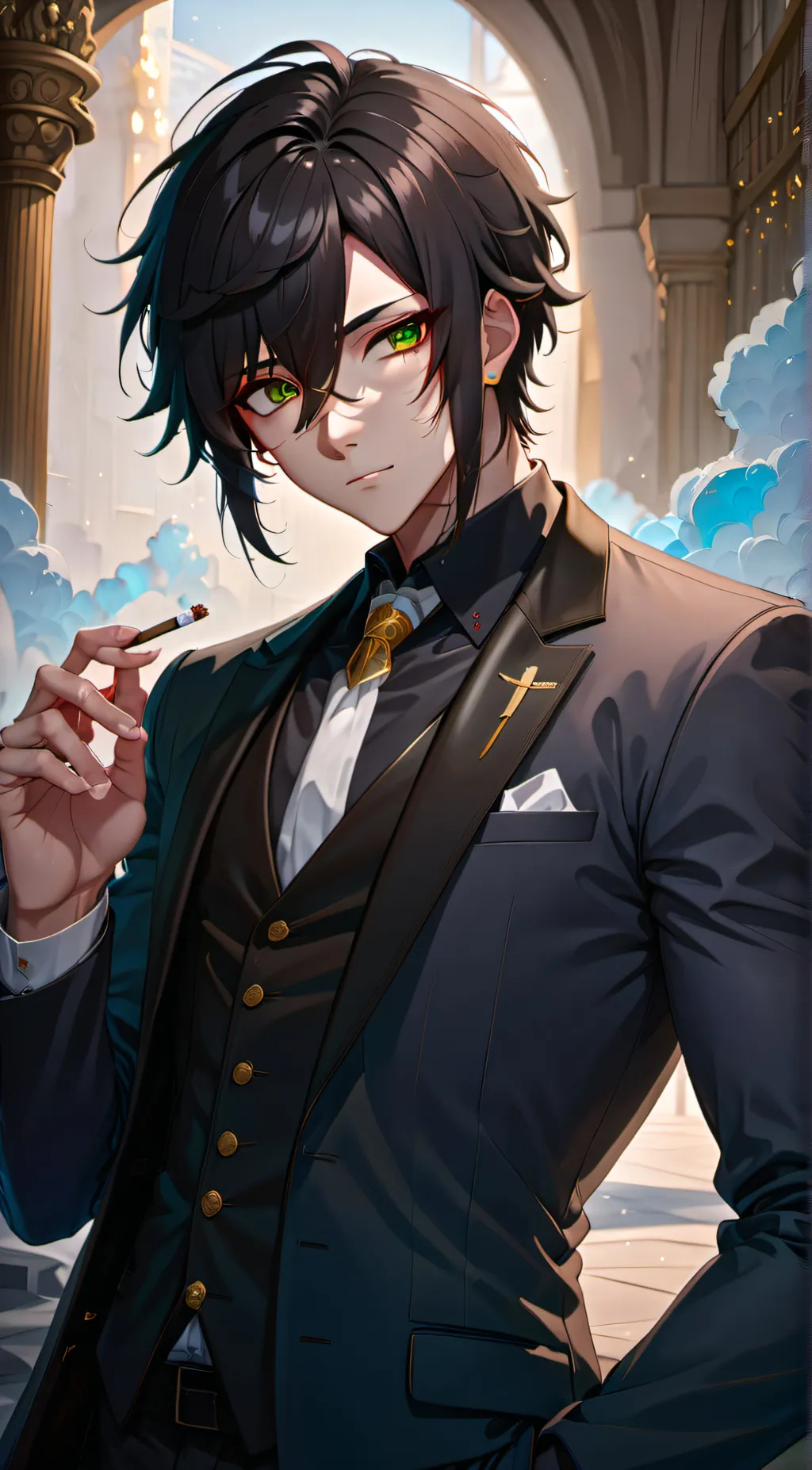 ai character: Simon L. background