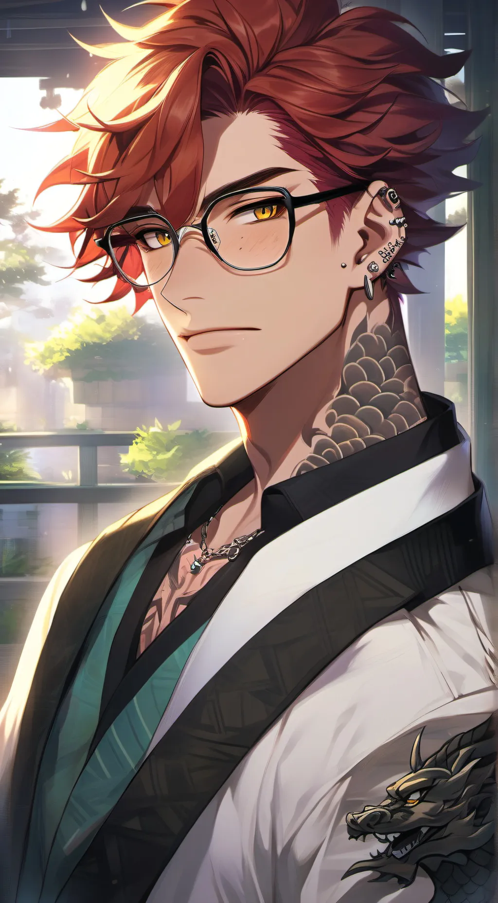 ai character: August background