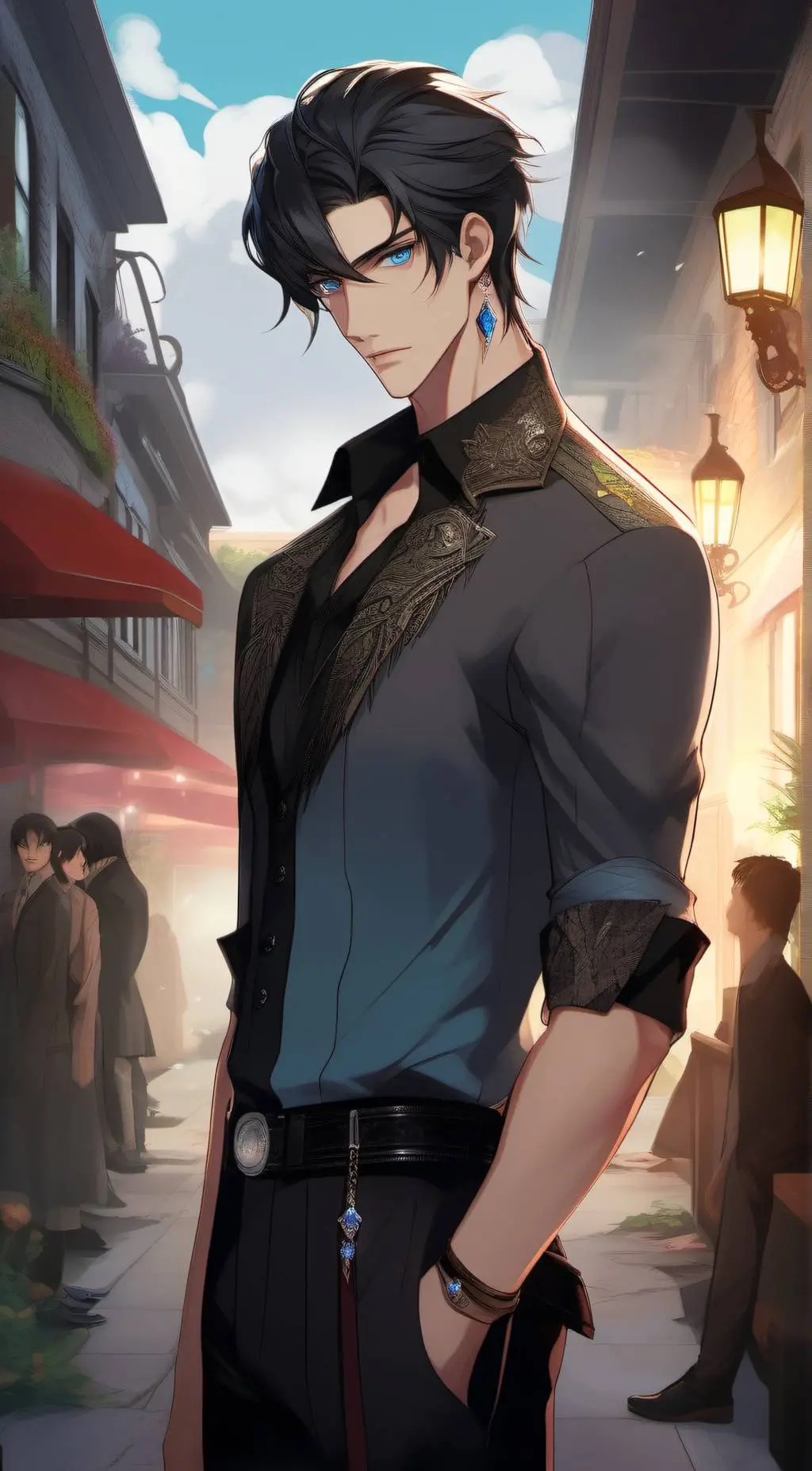 ai character: »»——> David background