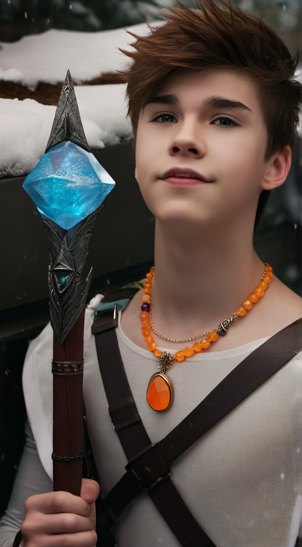 ai character: thunder zach  background