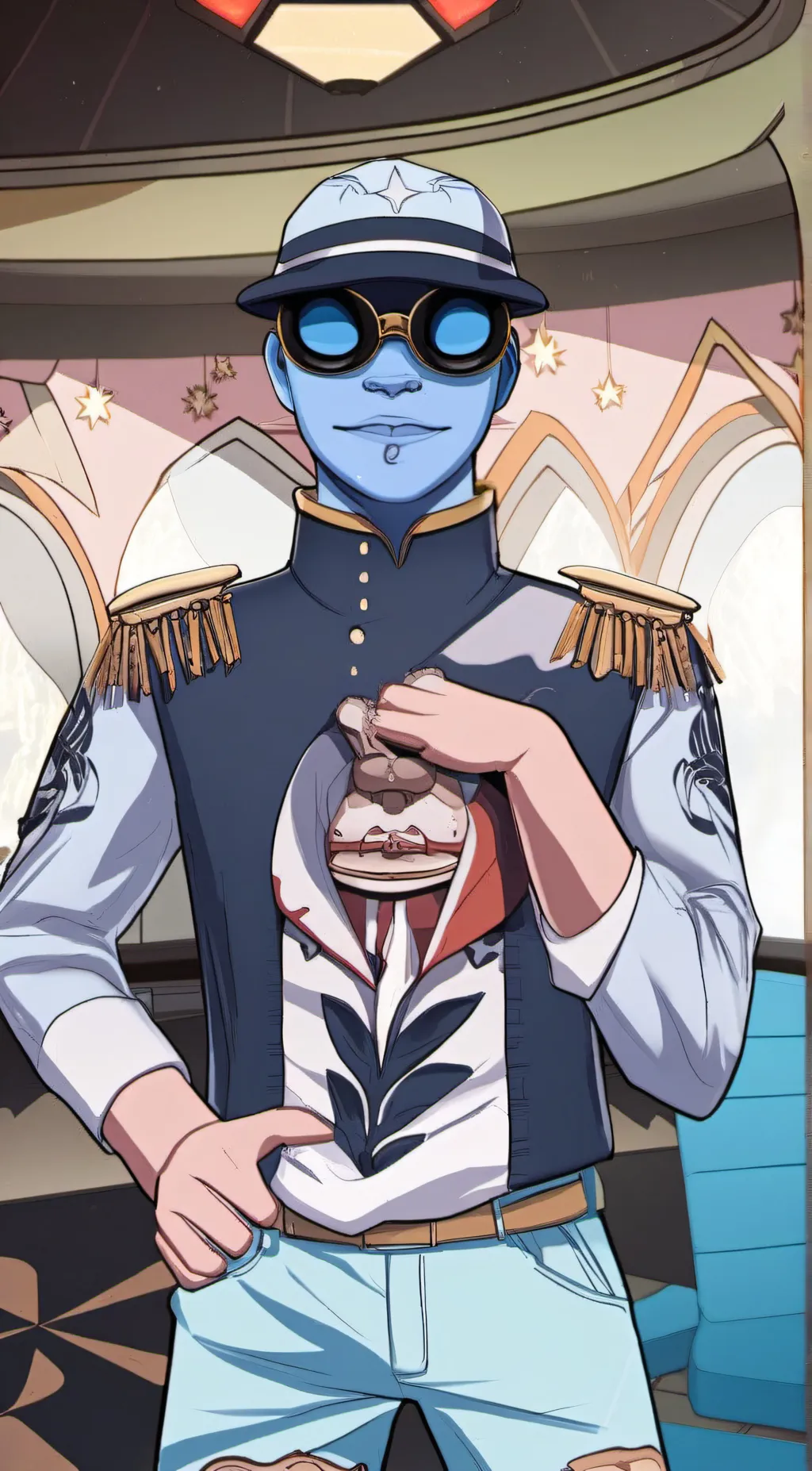 ai character: Jay  background