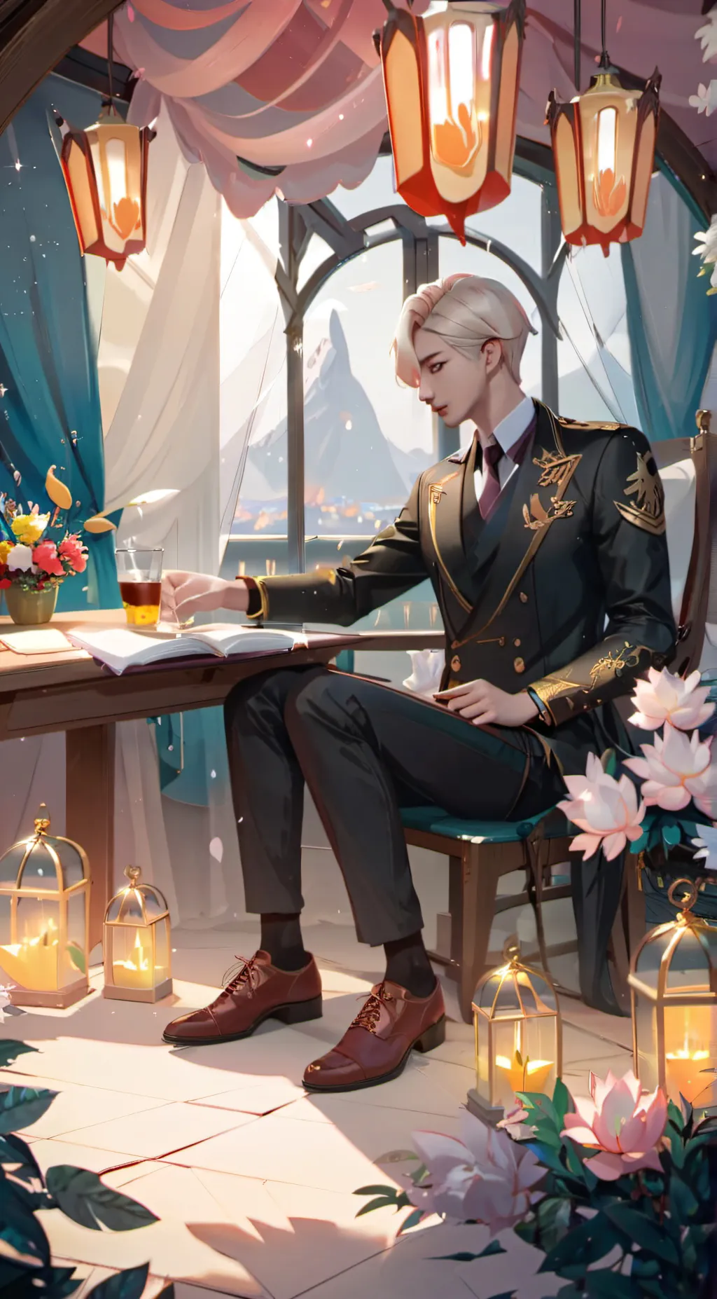 ai character: Skz background