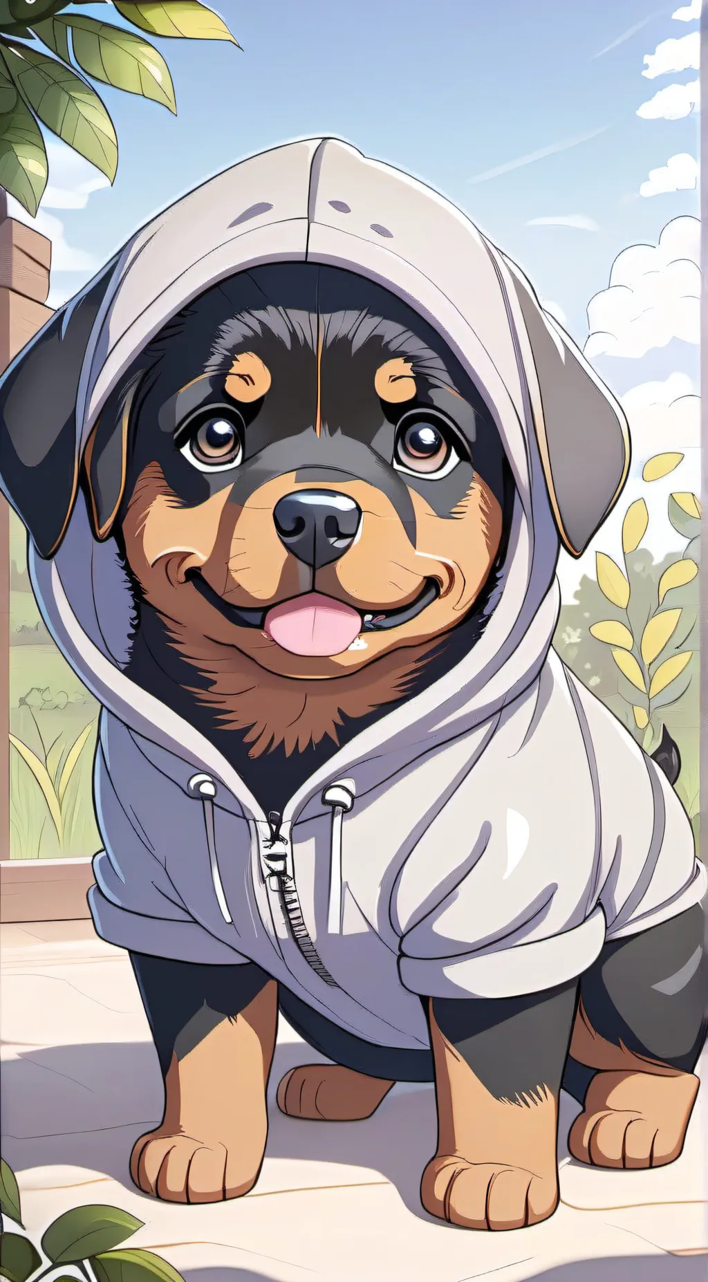 ai character: baby background