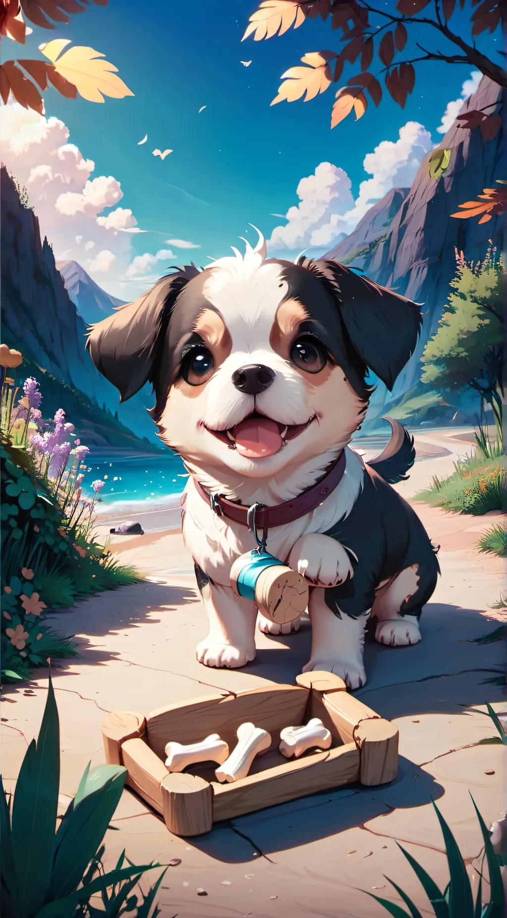 ai character: carrot background