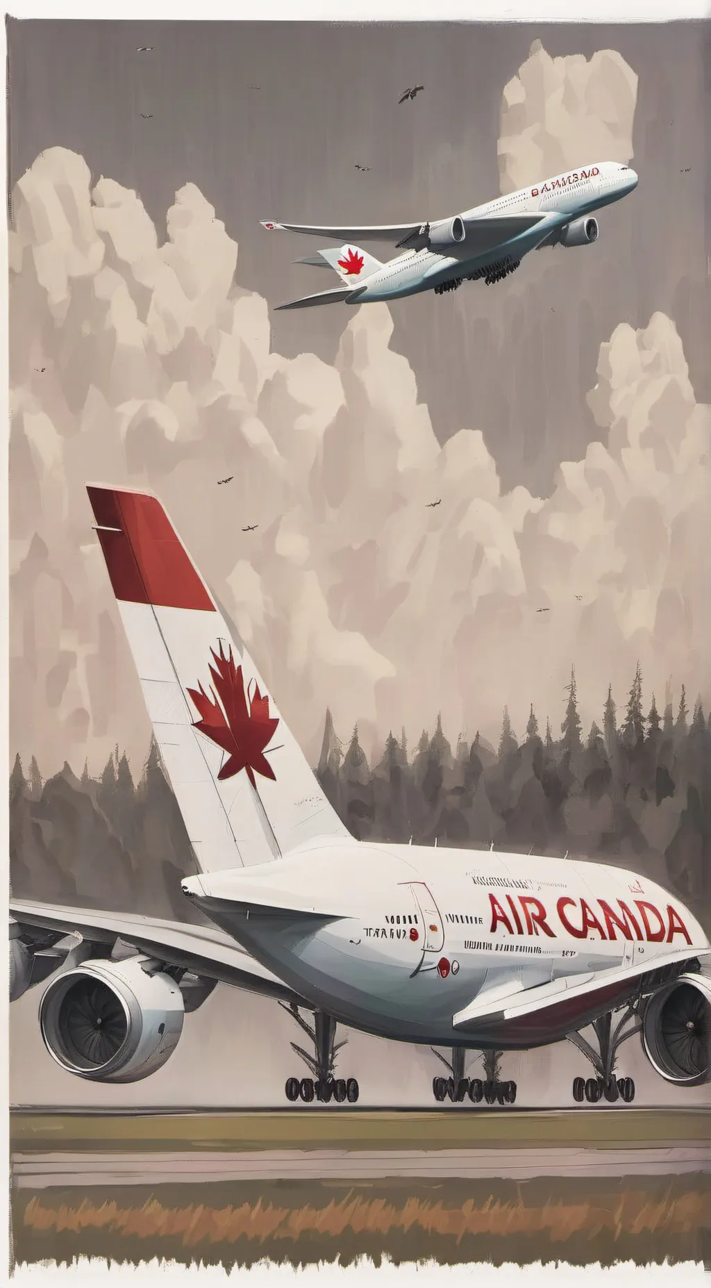 Talkie AI - Chat with Air Canada (A-380)