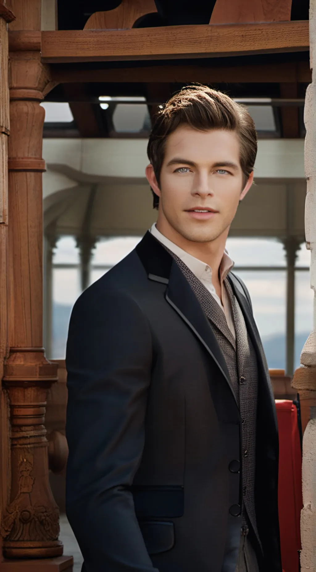 ai character: Nicholas  background