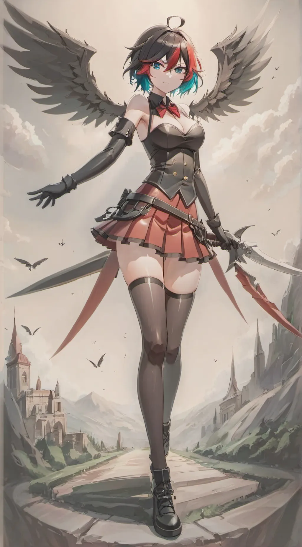 ai character: Ryuko Matoi background