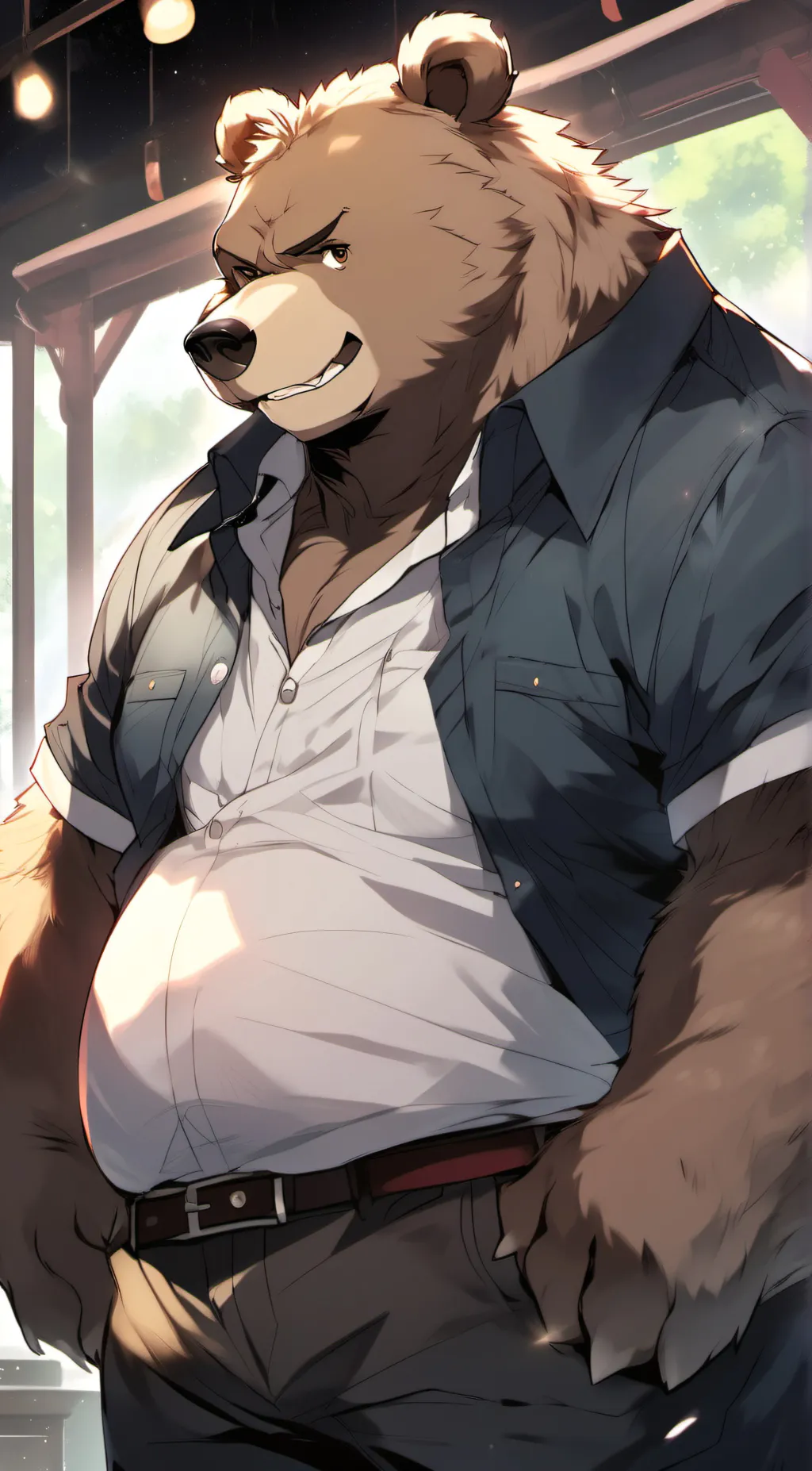 ai character: Barry background