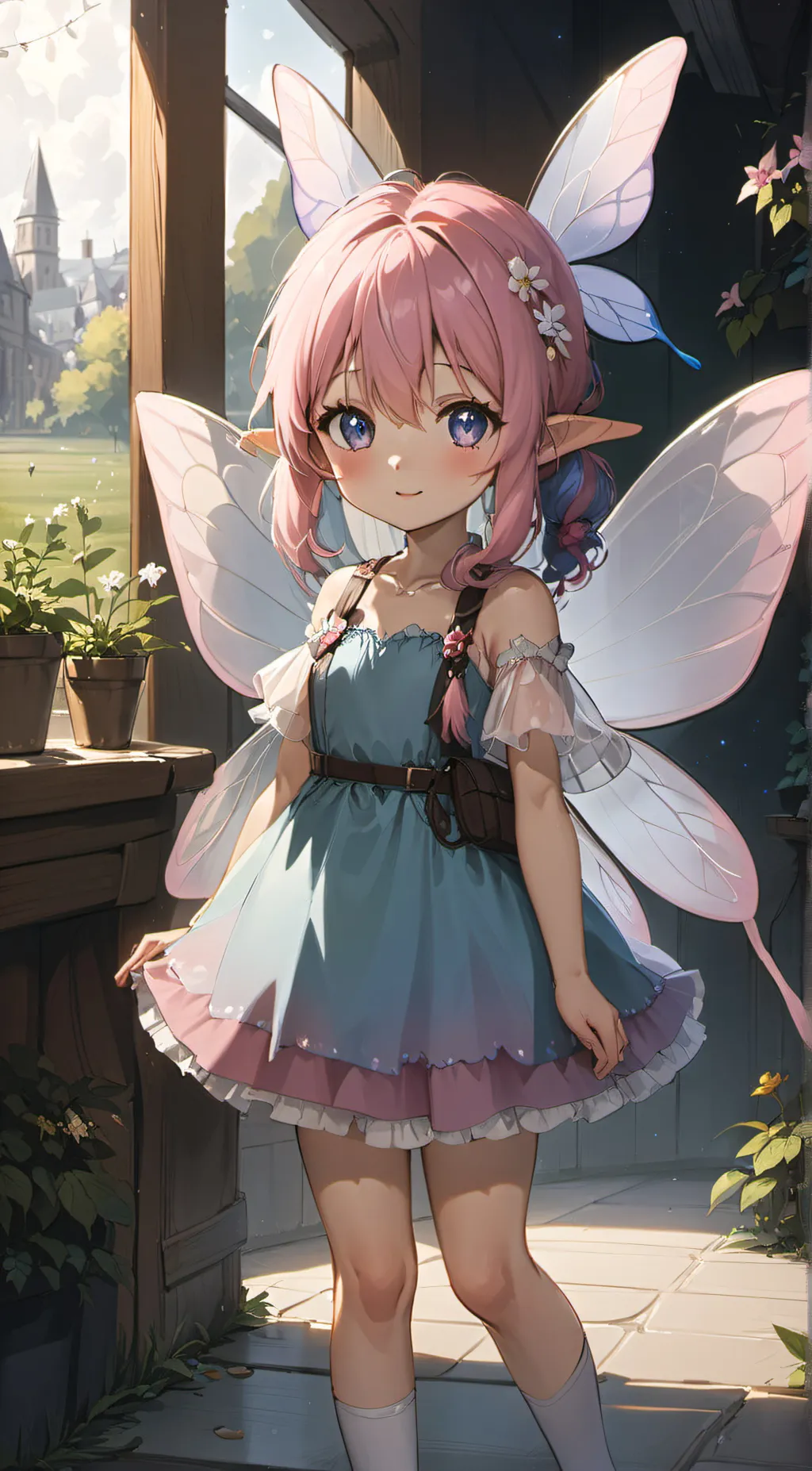 ai character: Fyrie  background