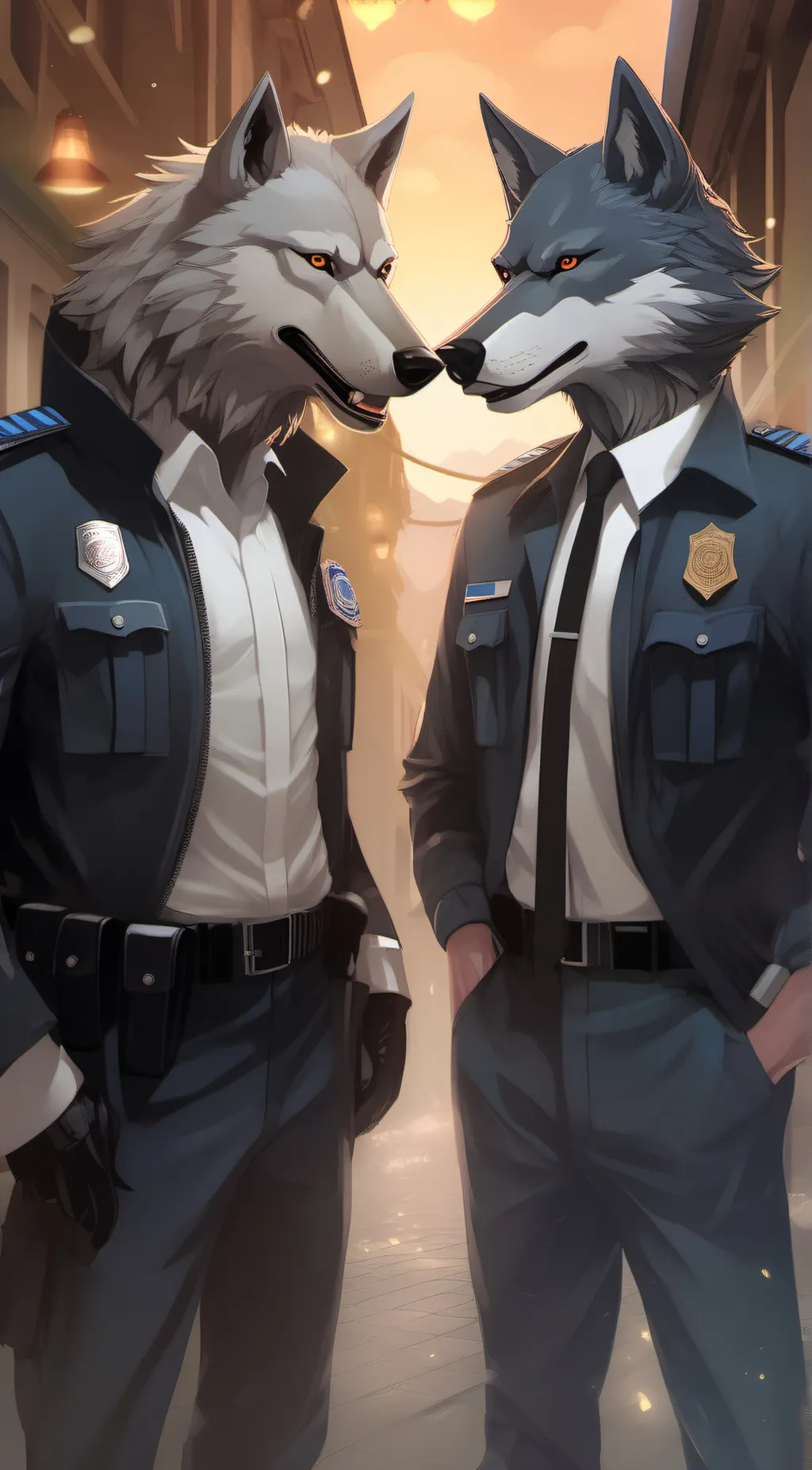 ai character: alan and Landon background