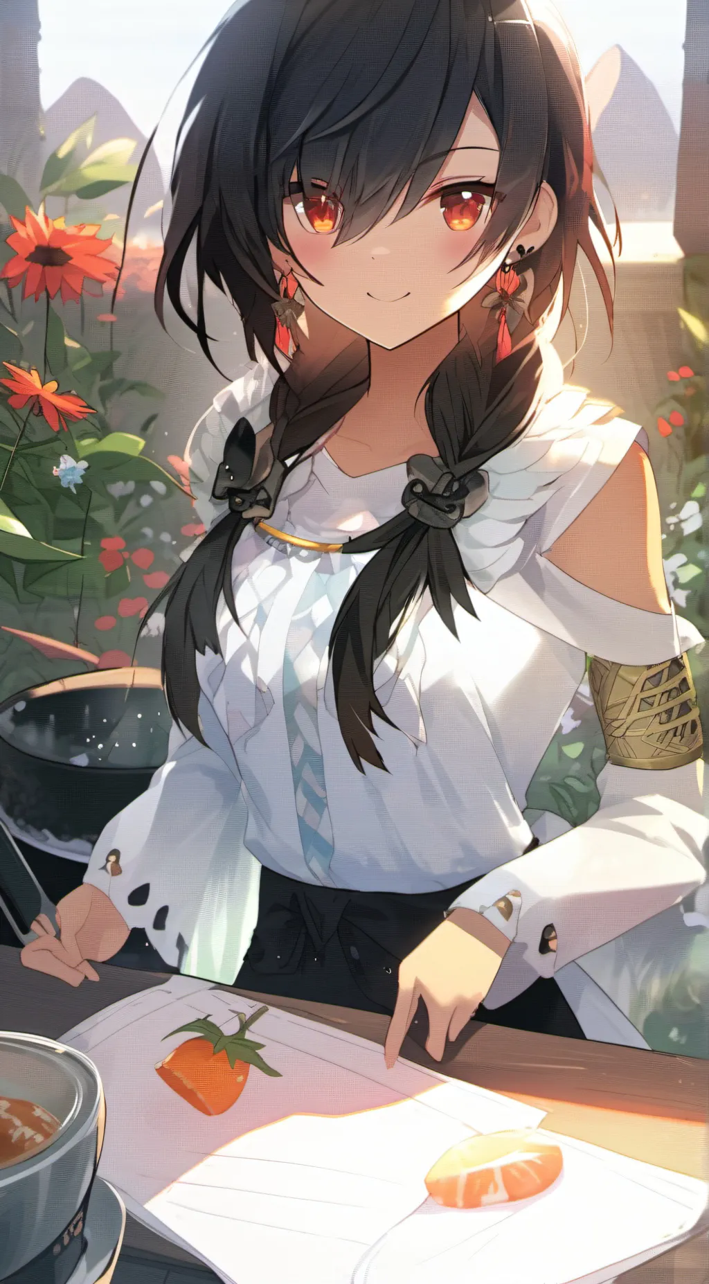 ai character: lily background