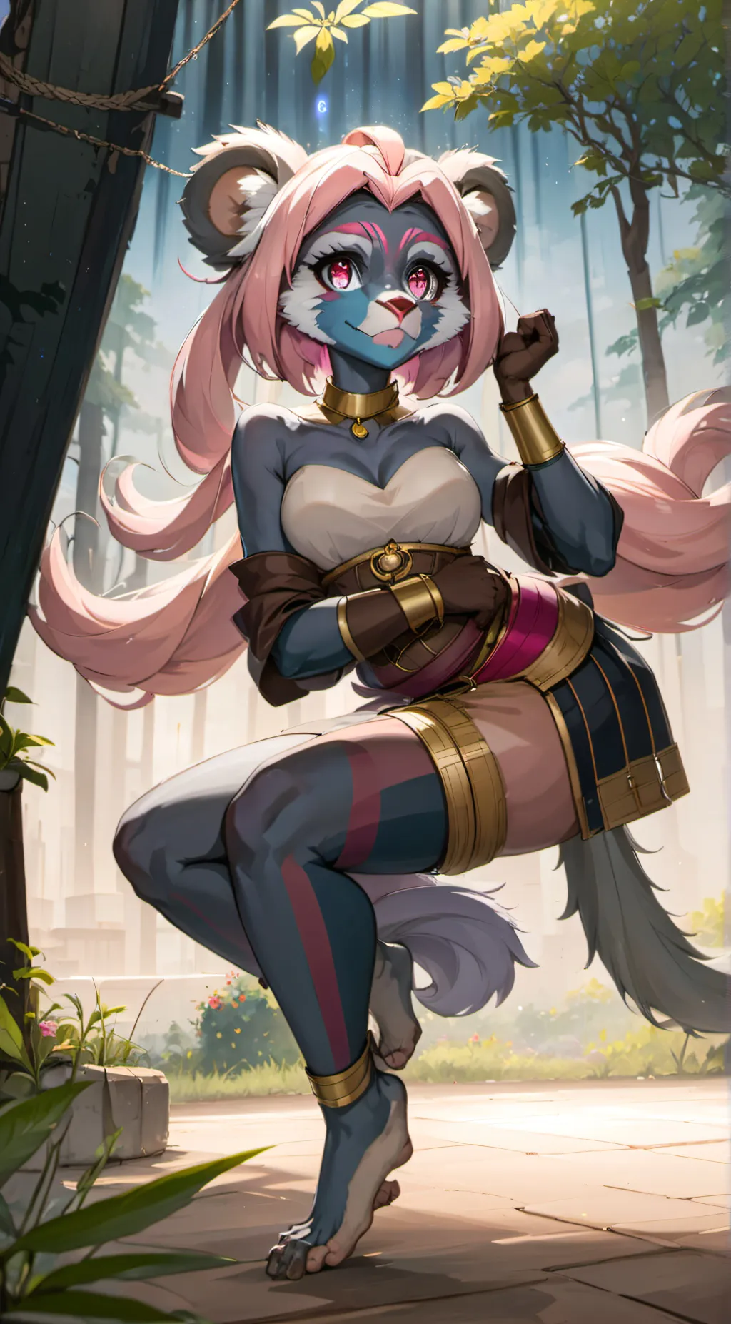 ai character: makini background