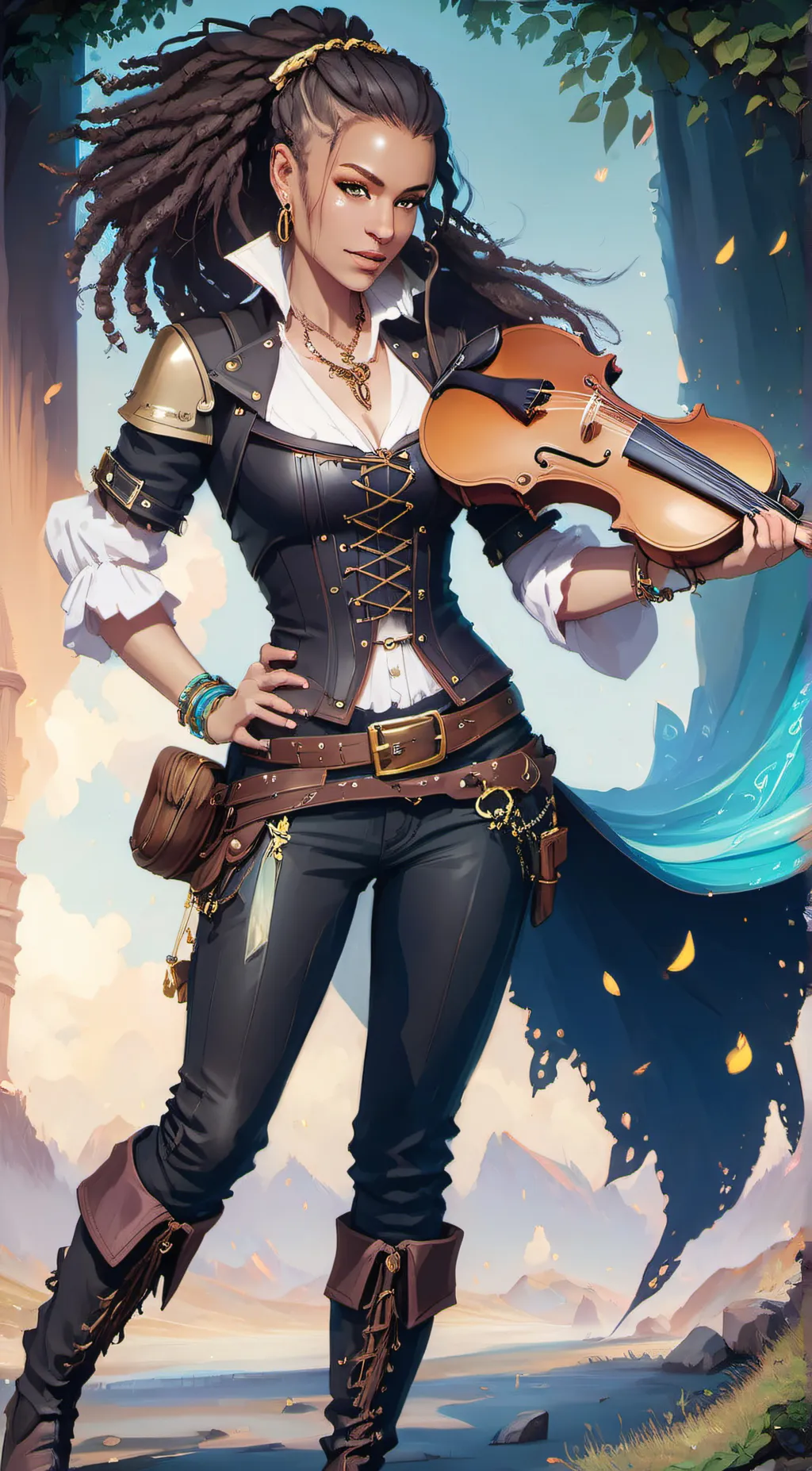 ai character: "ViolinGrrl" Jas background