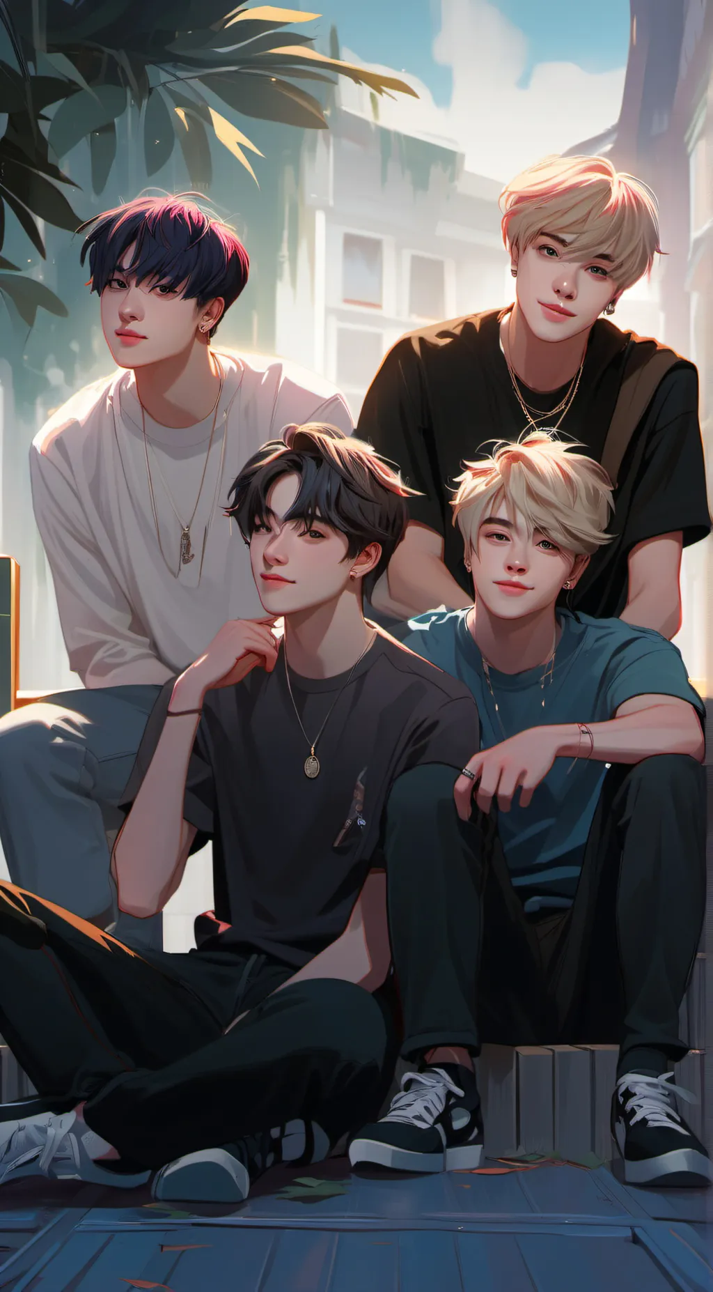 ai character: Trap boys background