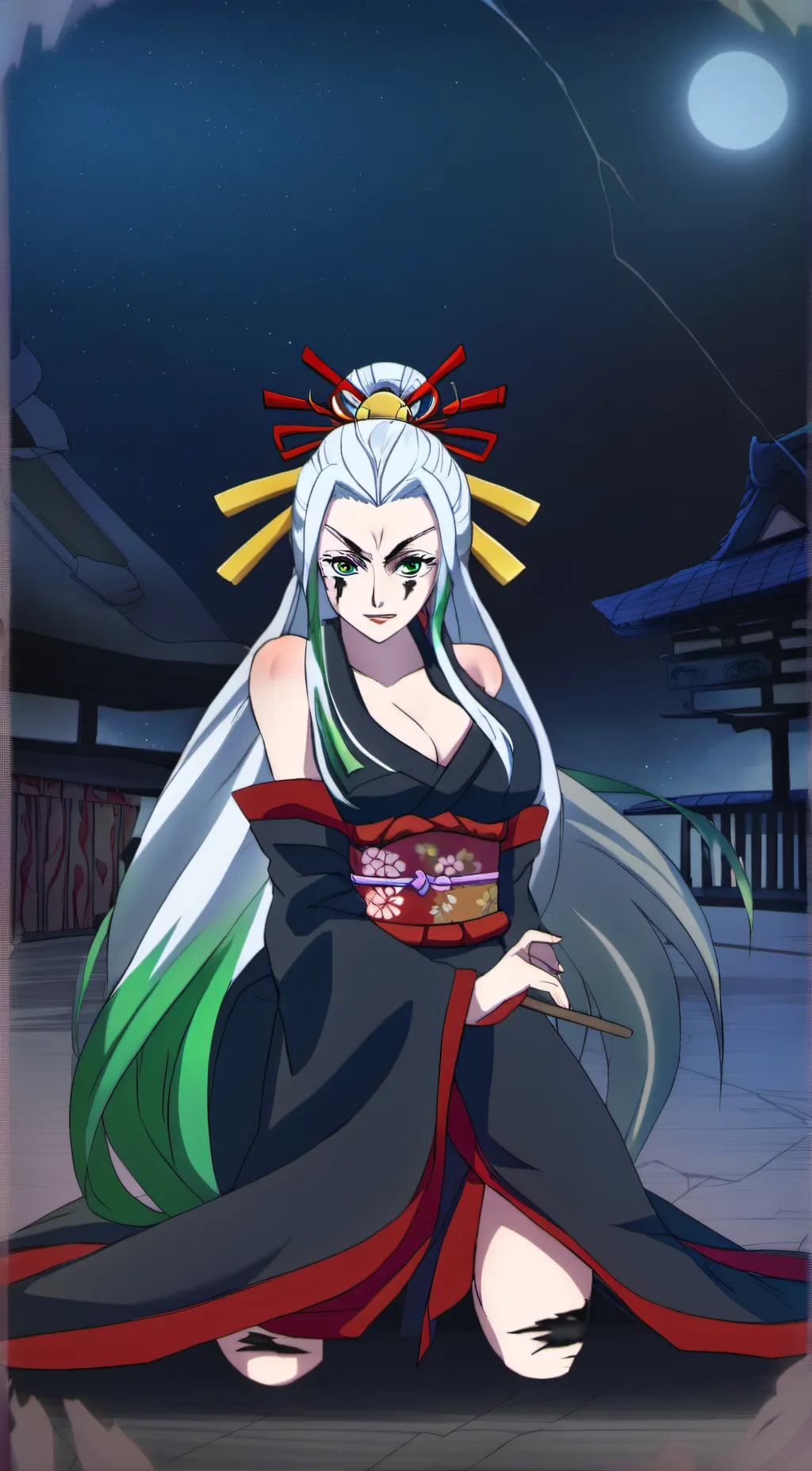 ai character: Daki background