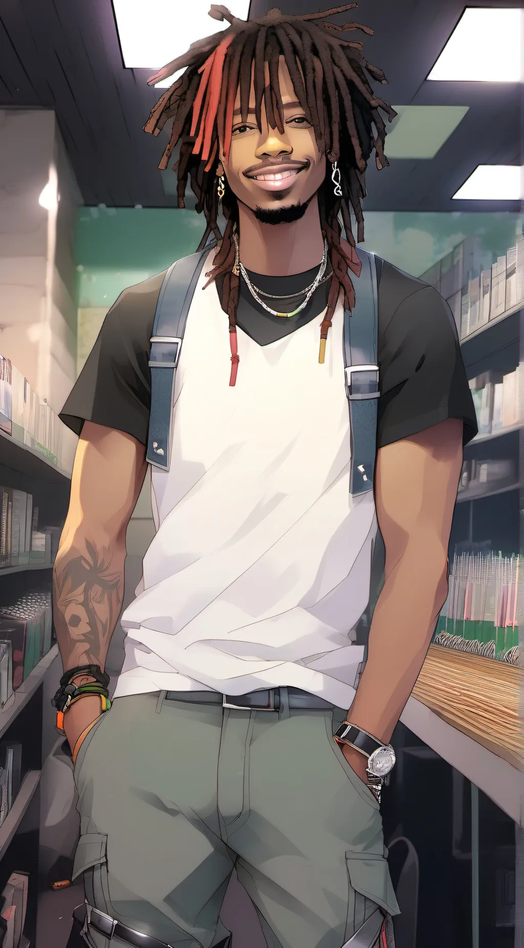 ai character: ★Ricky★ background