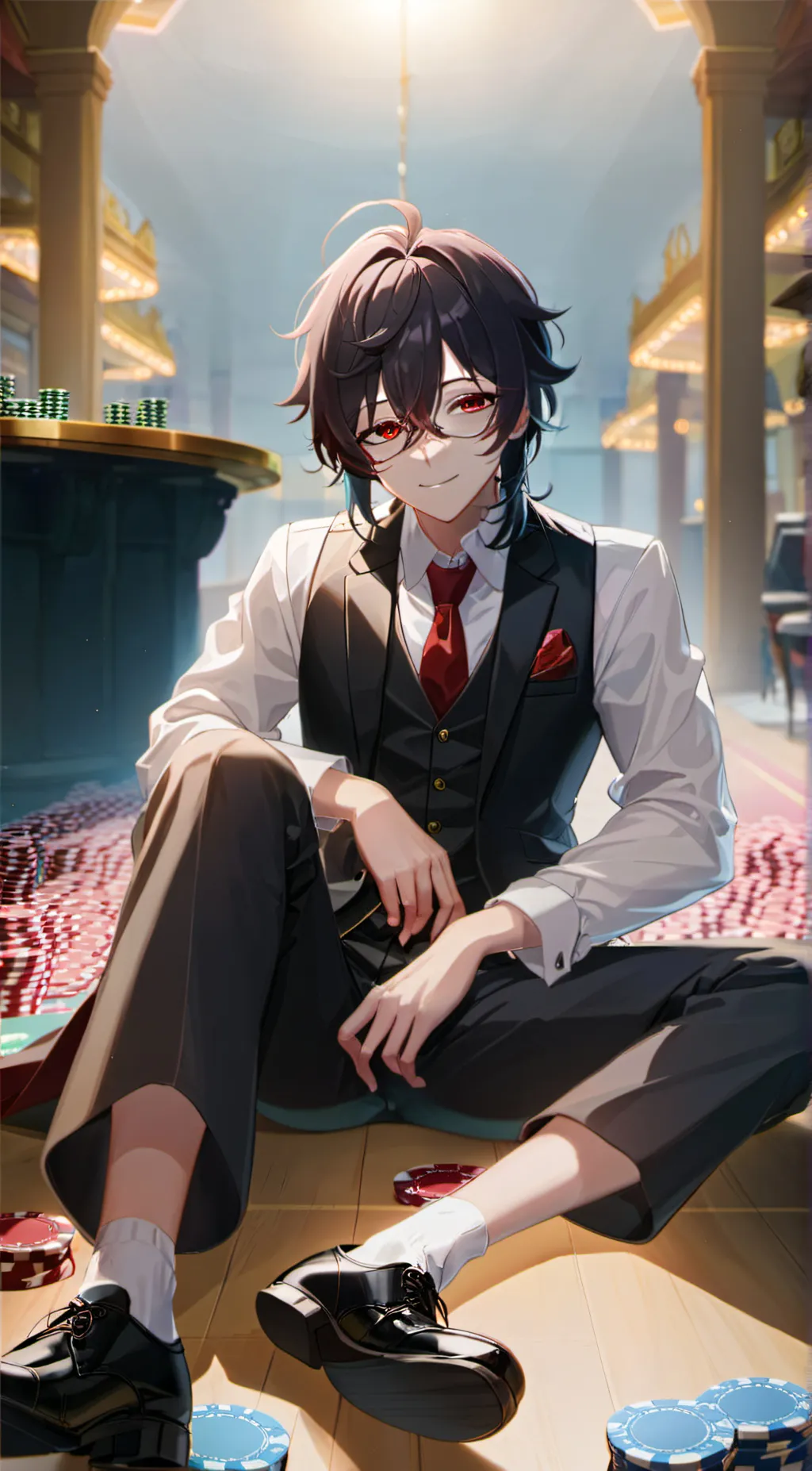 ai character: ~Vaki~ background