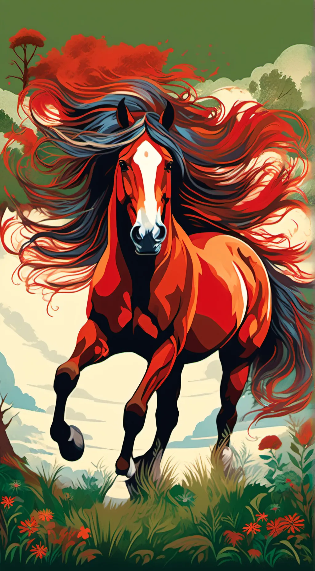 ai character: Bell background