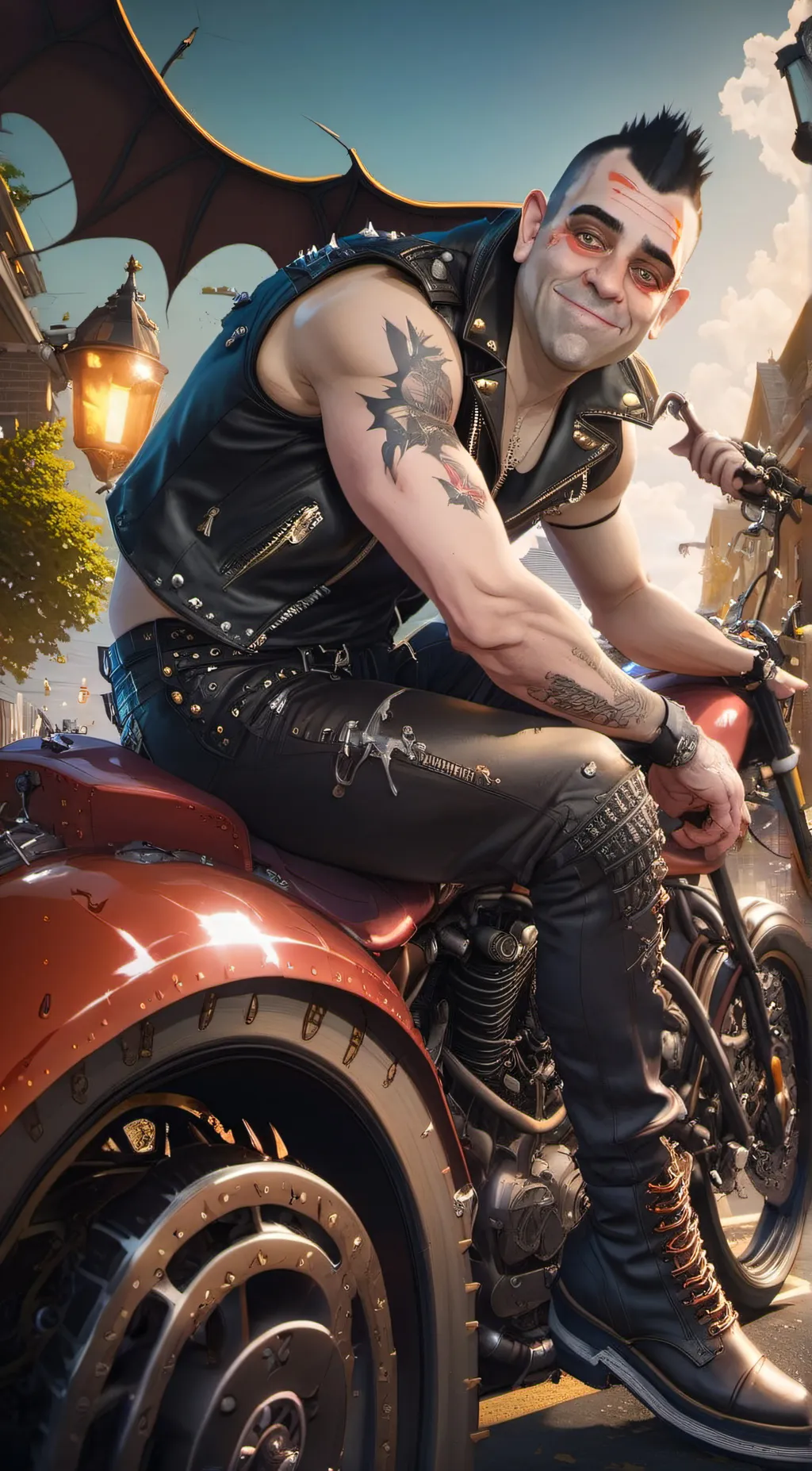 ai character: Throttle  background