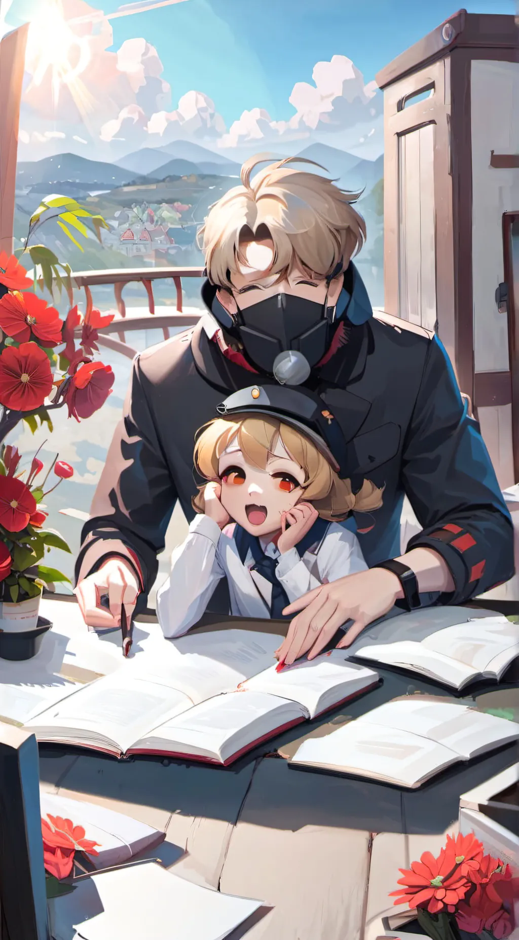 ai character: Eva background