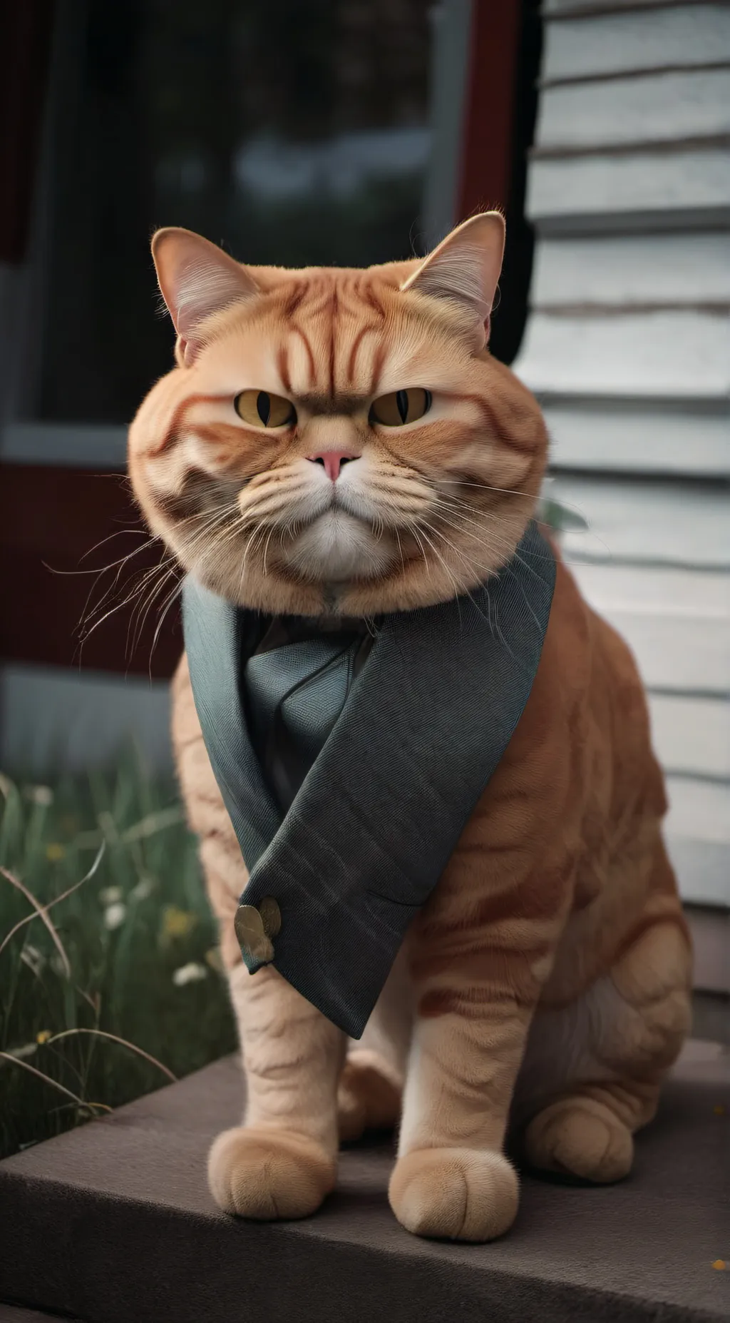 ai character: J.garfield davis background