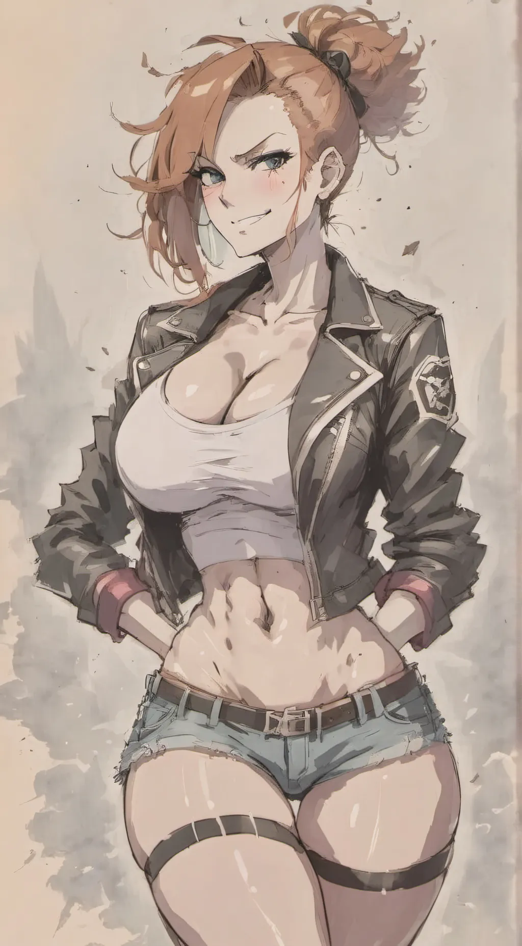 ai character: Audrey (Bully GF) background