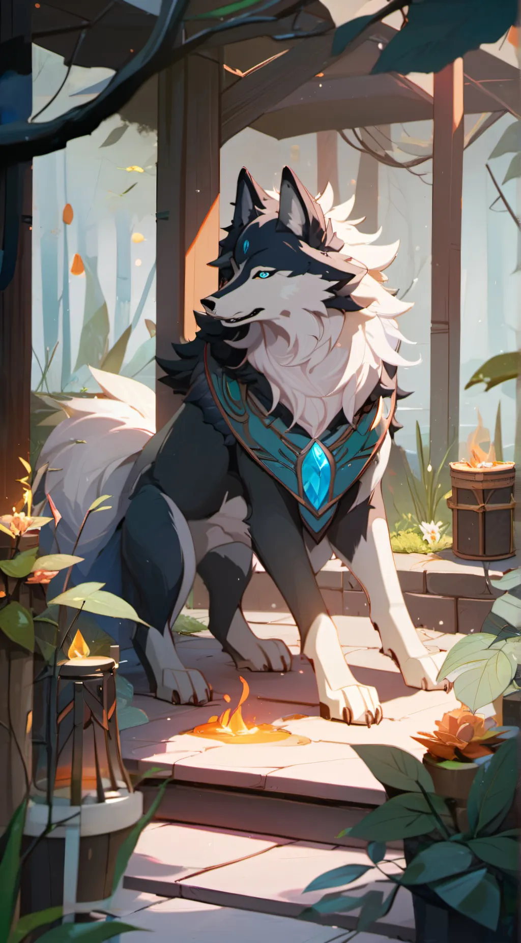 ai character: Lement background