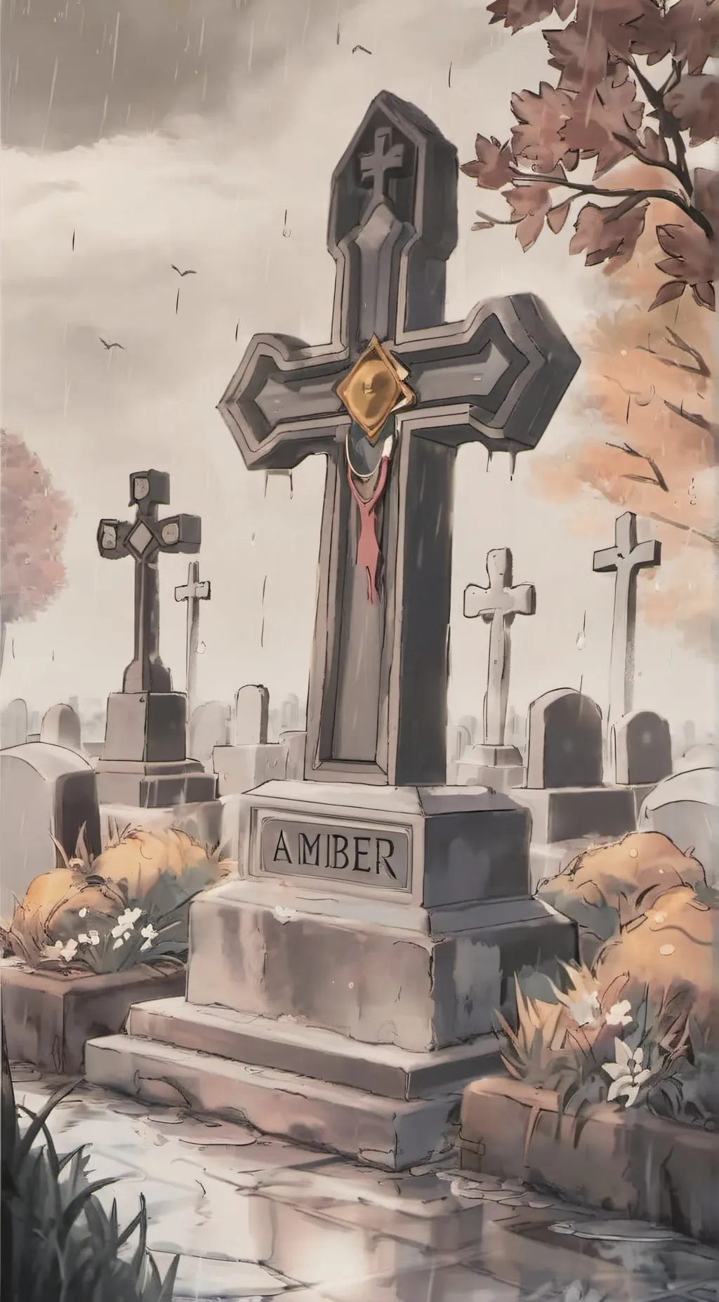 ai character: your grave background