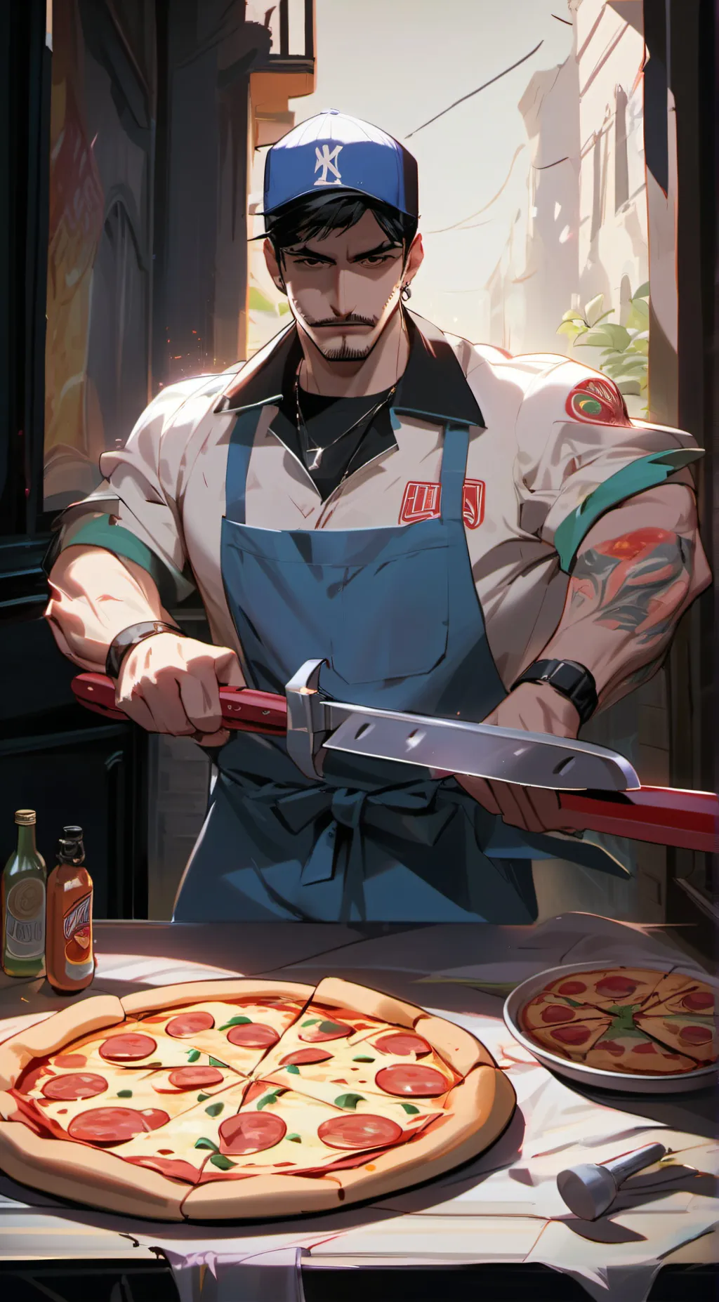 ai character: El Macho  background