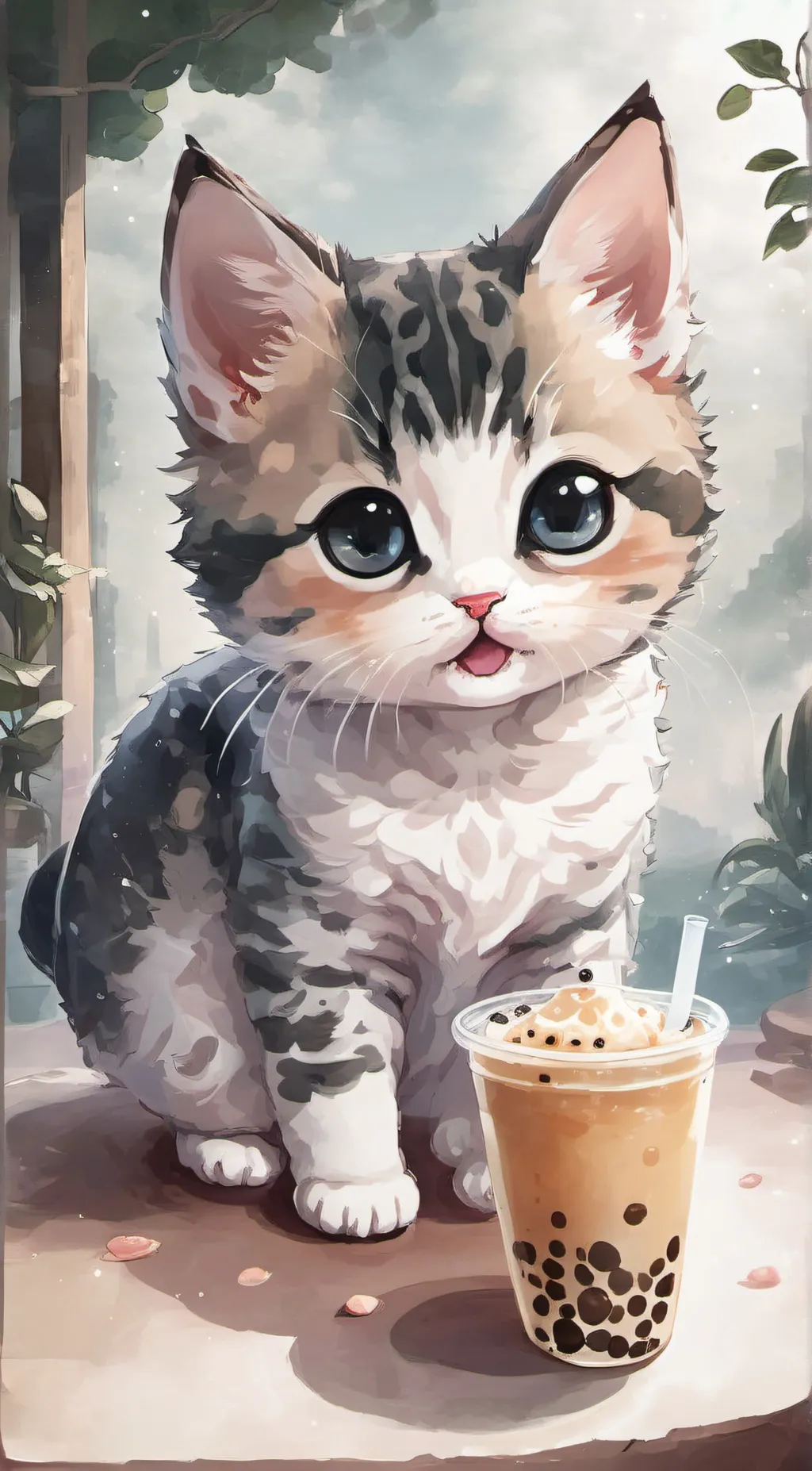 ai character: Miku  background