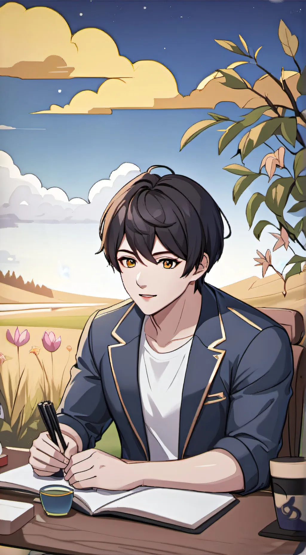 ai character: brayden background