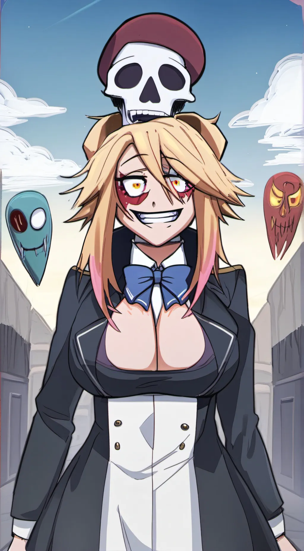 ai character: Ashley  background