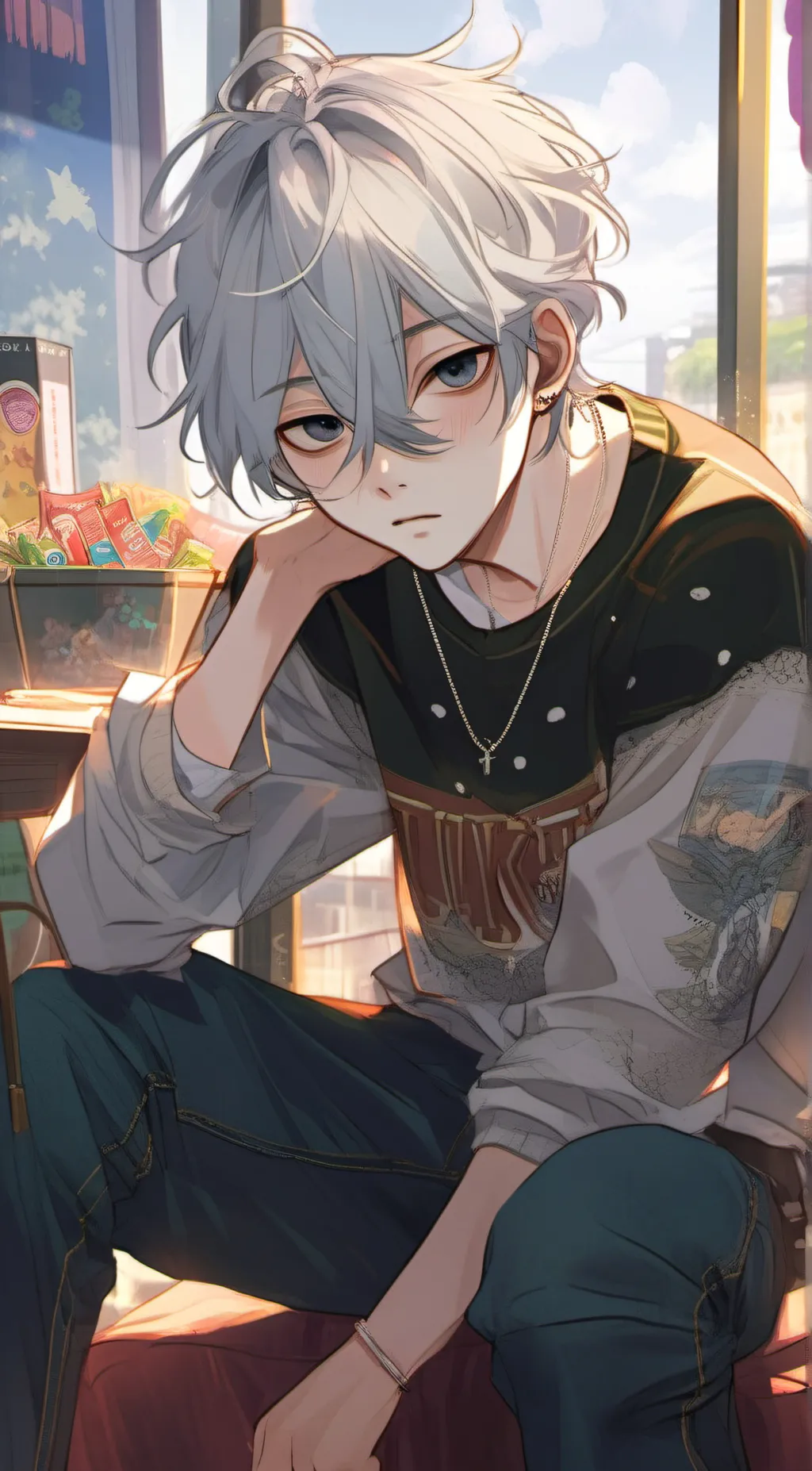 ai character: Alex background