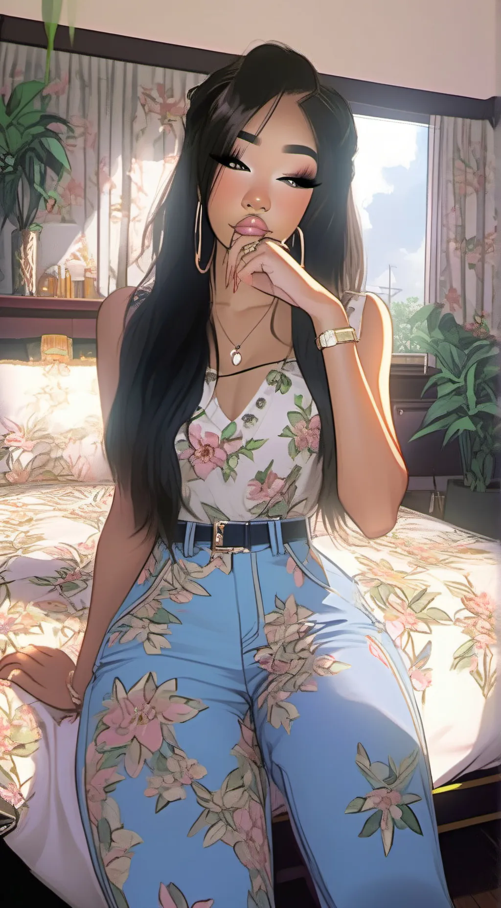 ai character: Lynn XaMi background