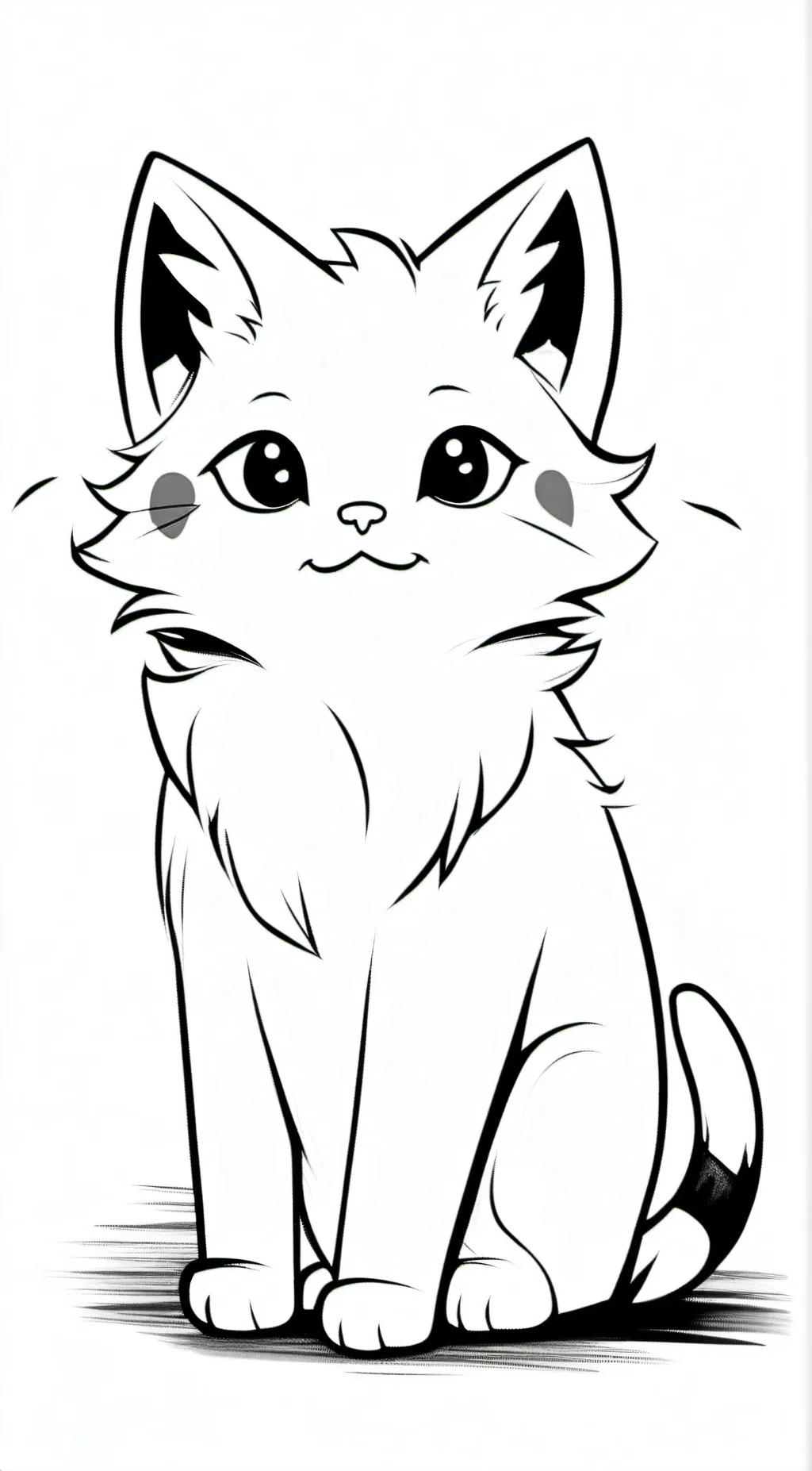 ai character: fluffy background