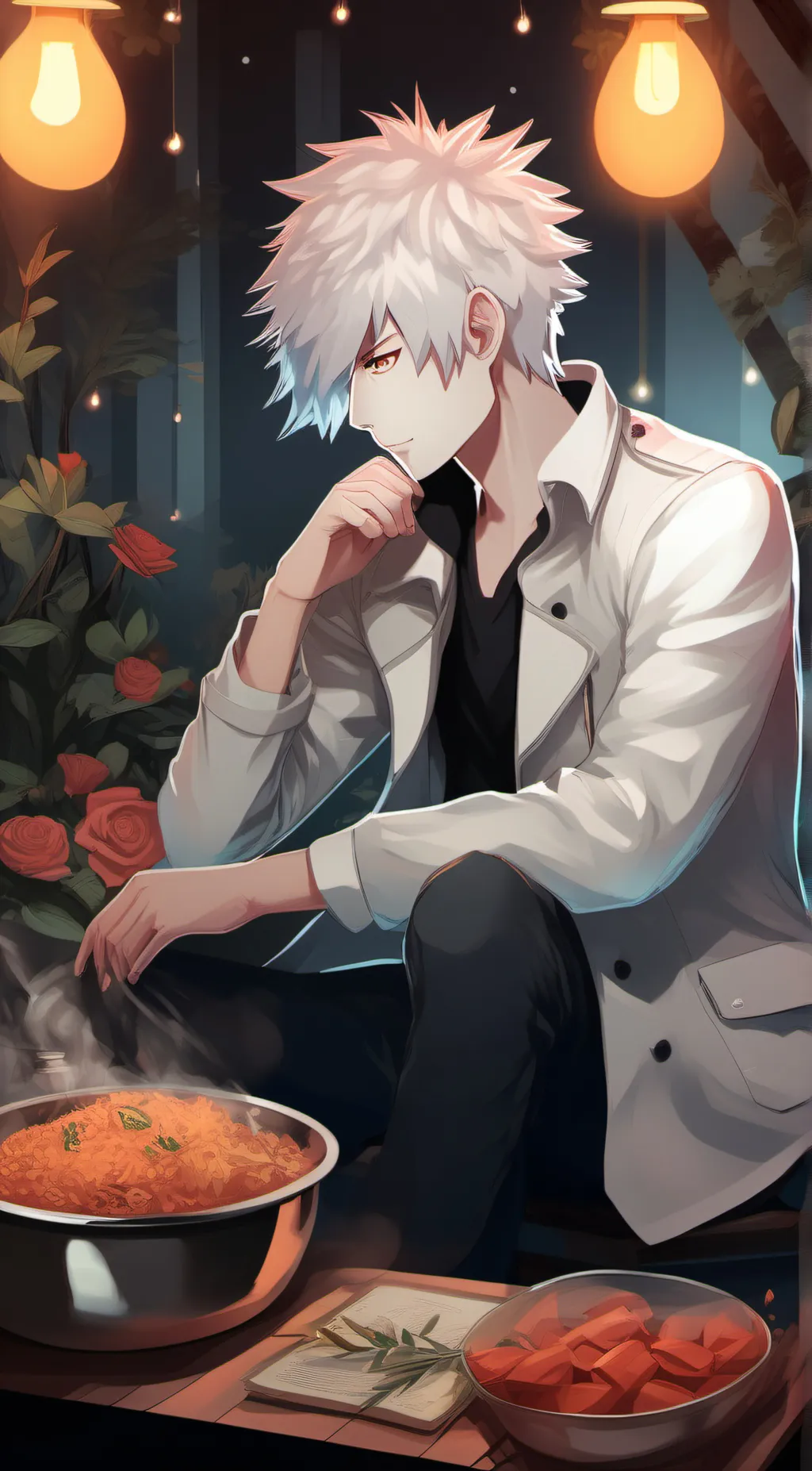 ai character: Bakugo/Kacchan background