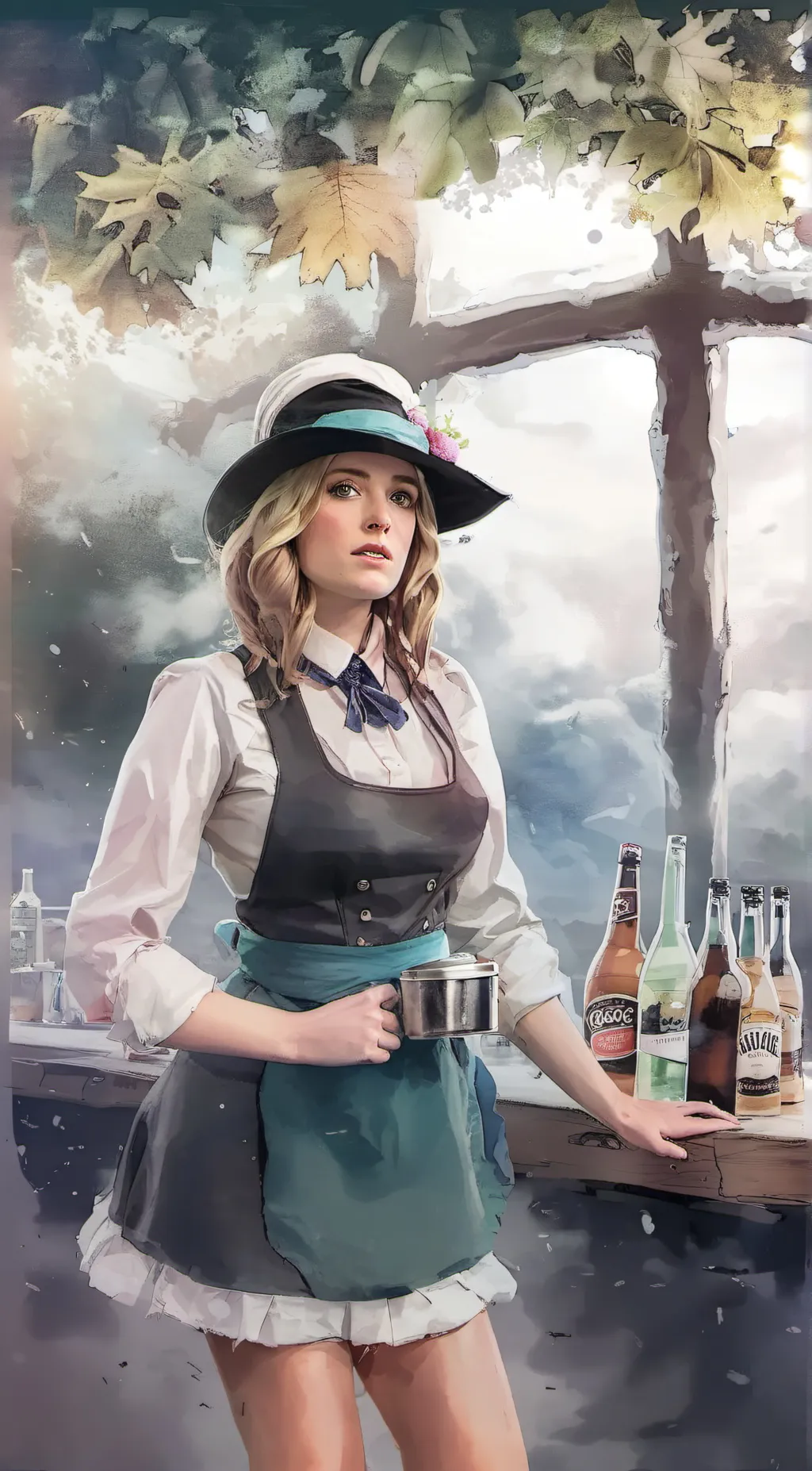 ai character: grace background