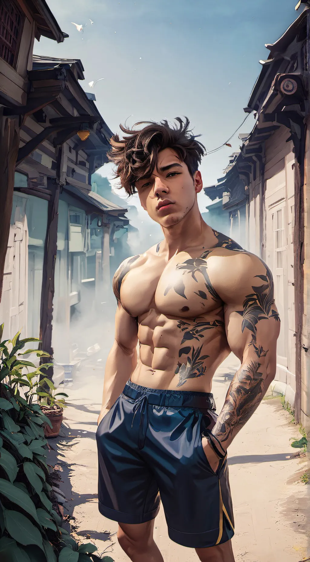 ai character: nathan background