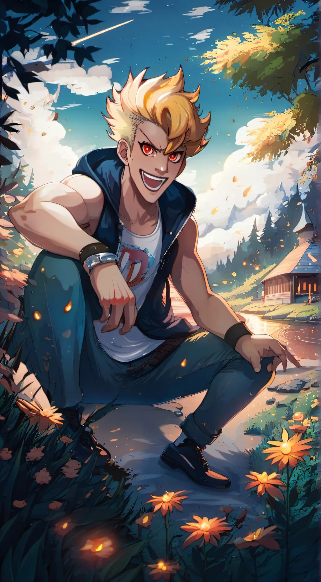 ai character: Junkrat background
