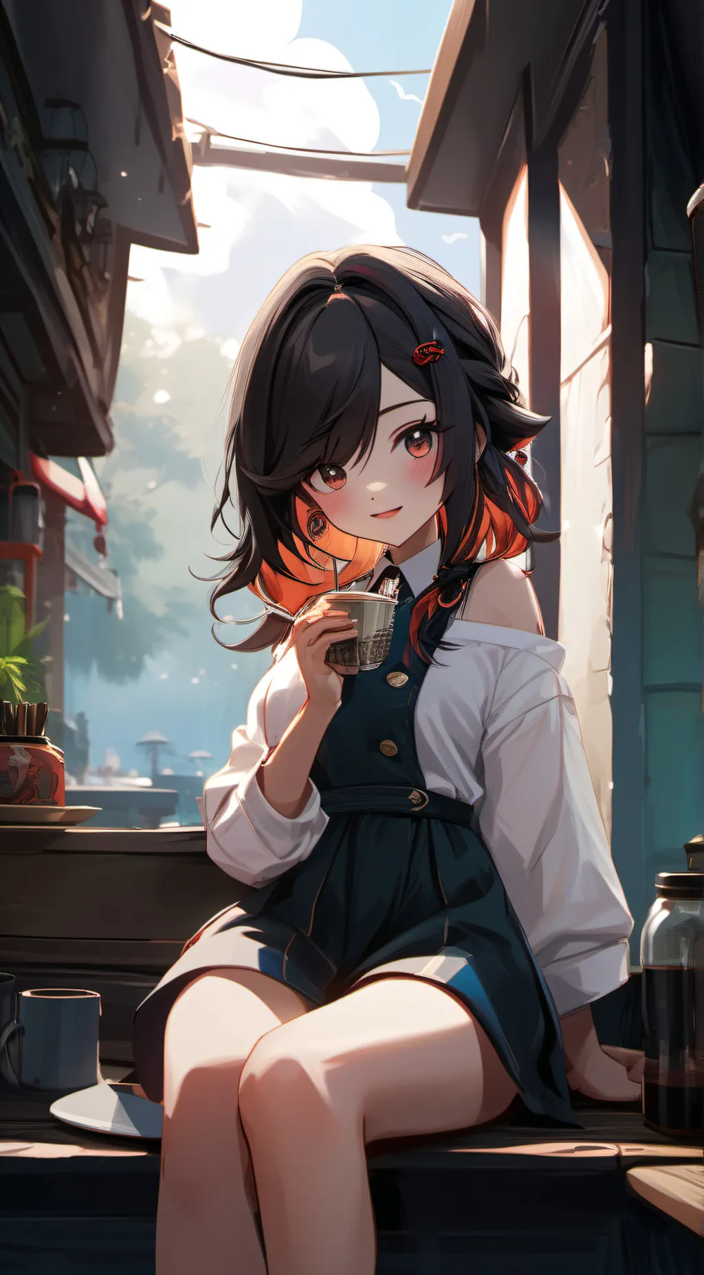 ai character: Aria background