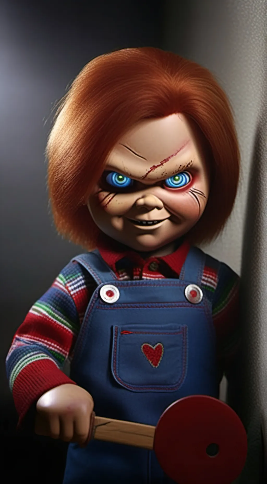 ai character: Chucky  background