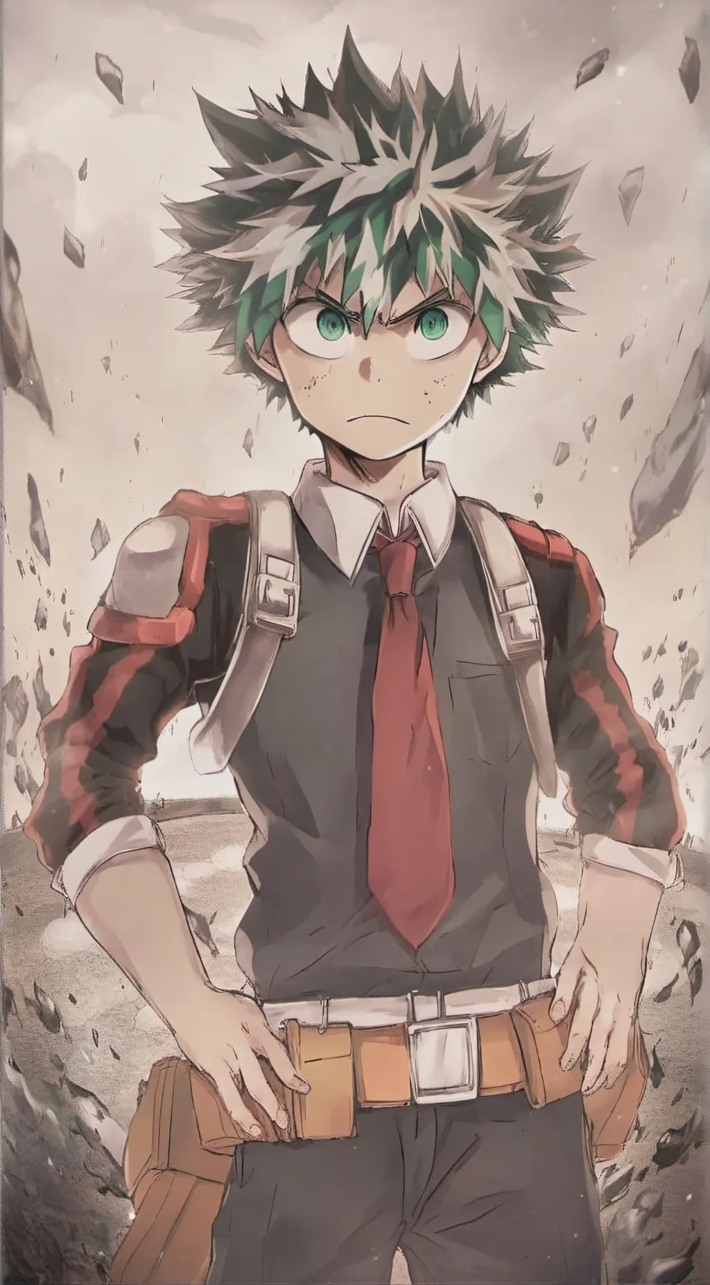 ai character: Deku background