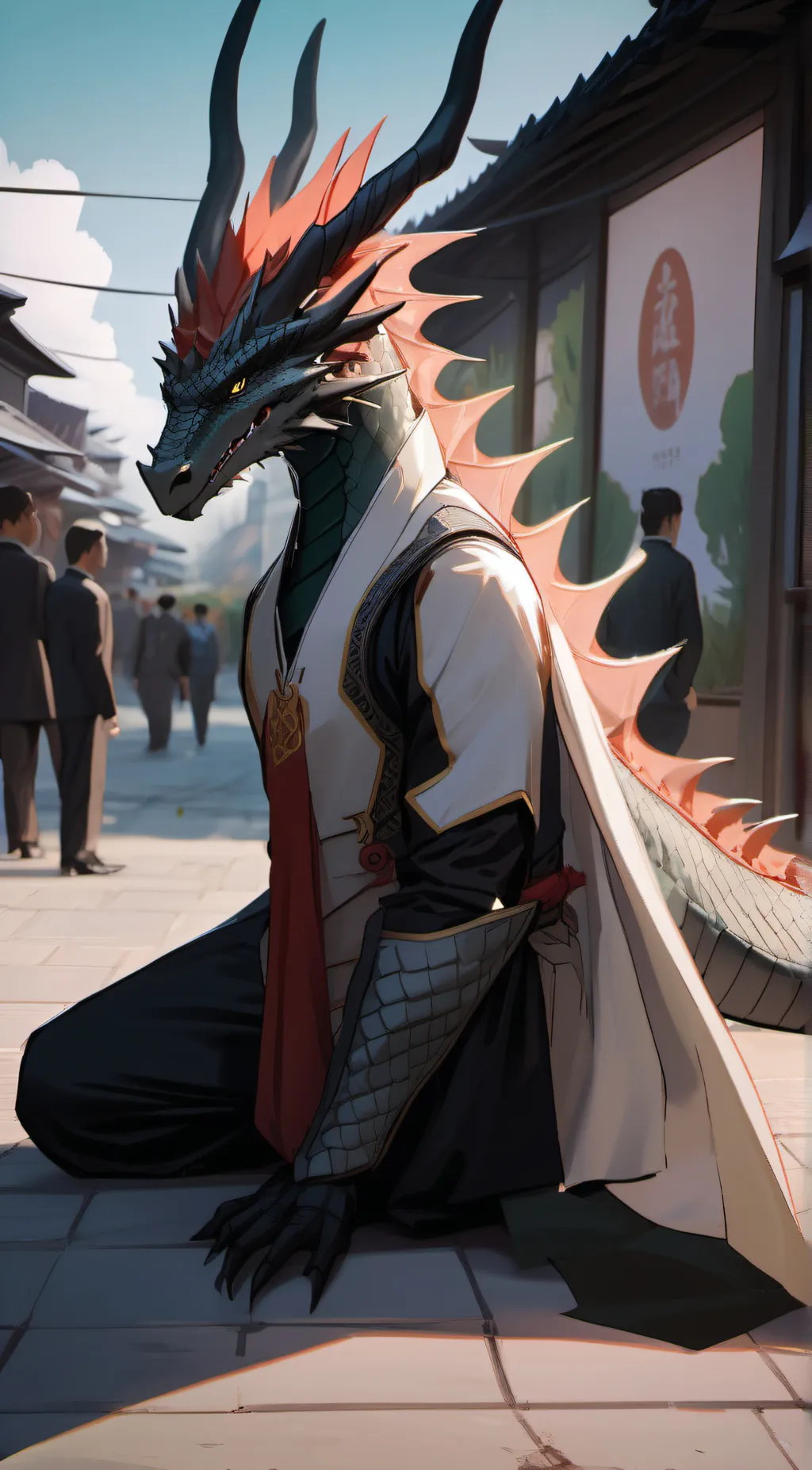 Talkie AI - Chat with dragon fursuit